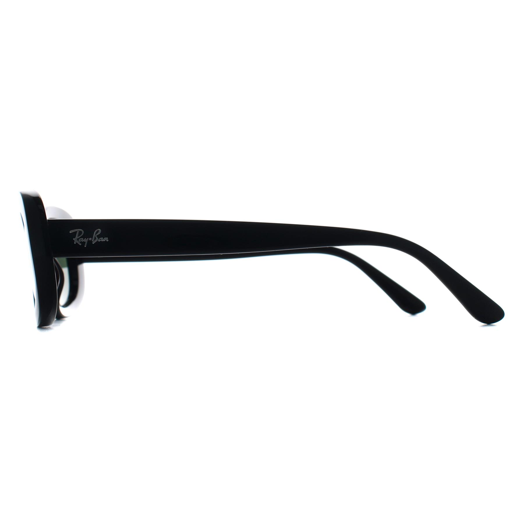 Black Ray-Ban Black Oval Black Green RB2221, Image 3 of 3