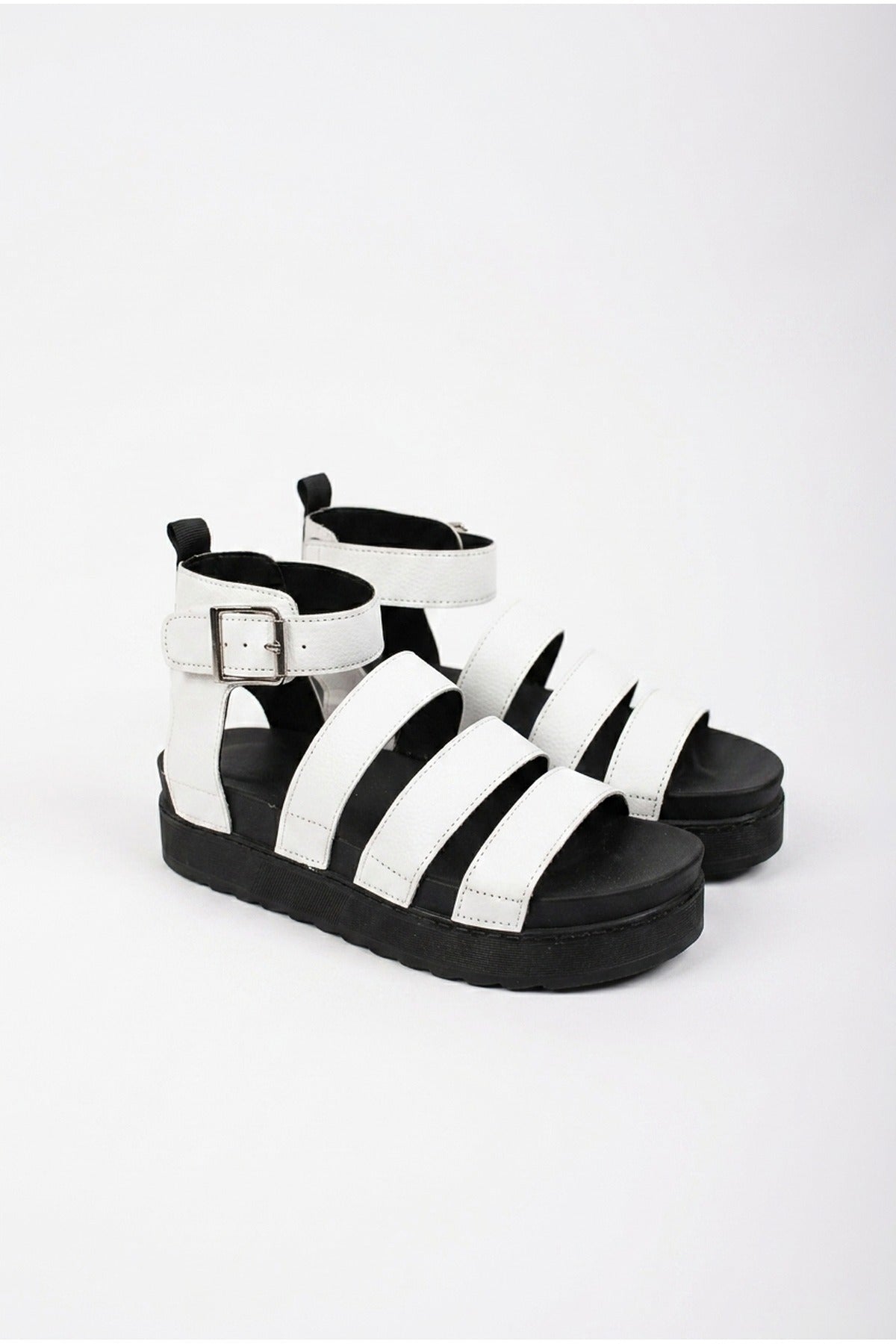  Nina Womens Multi Strap Platform Sandals, Image 2 of 5