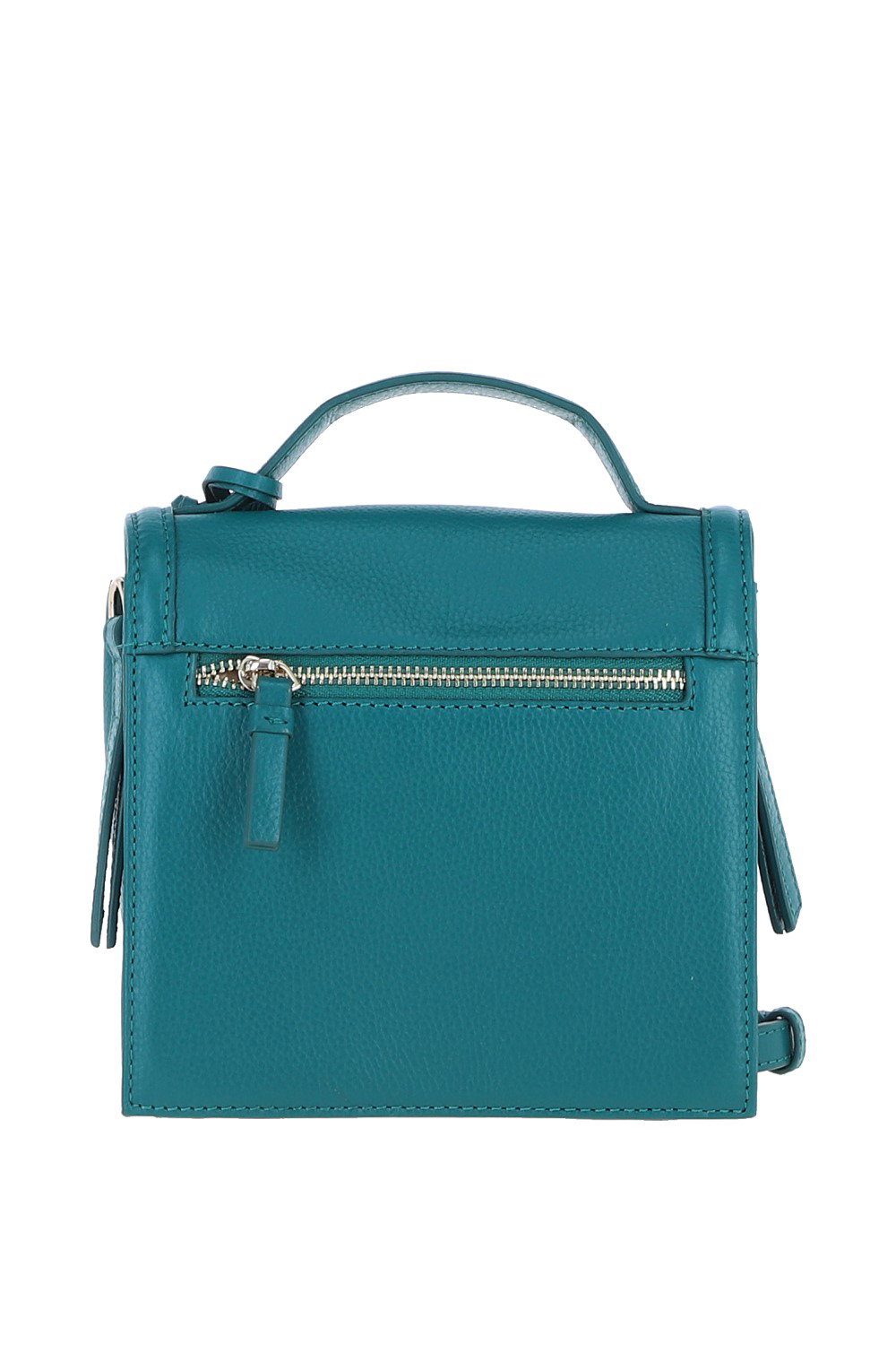 Green Ashwood Leather Green Compact Handbag With Detachable Crossbody Strap, Image 3 of 4