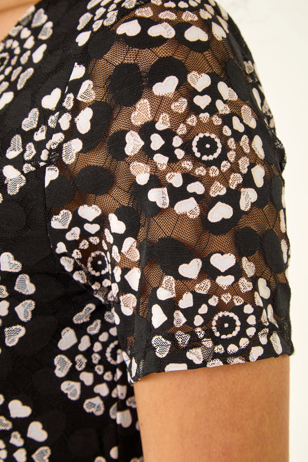 Heart Strings Black Dress