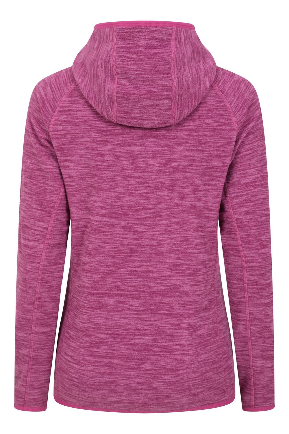 Raspberry Lleyn II Melange Full Zip Hoodie, Image 2 of 4