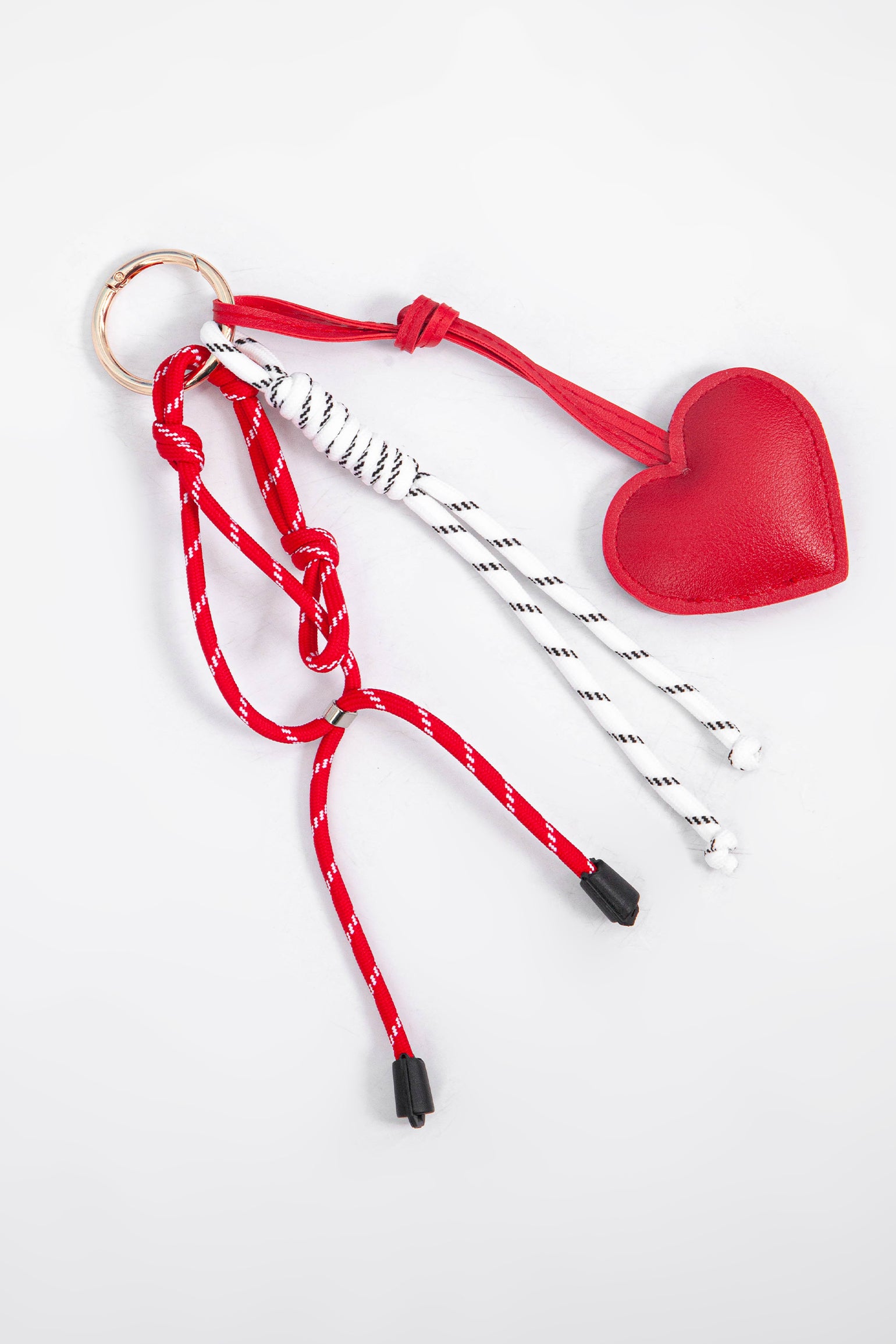 Red Love Heart Clip On Bag Charm, Image 1 of 3