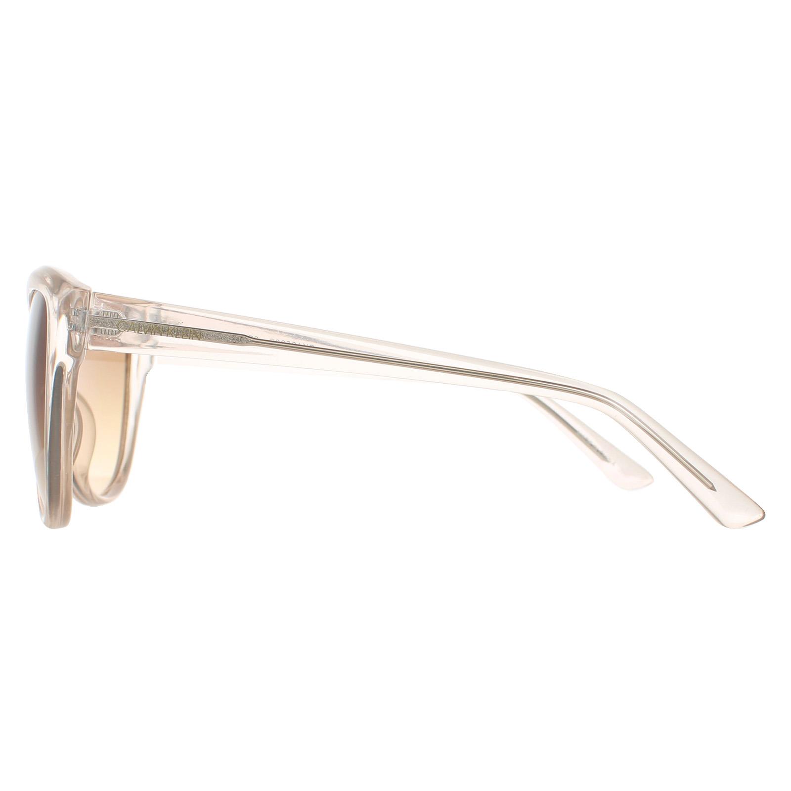 Beige Calvin Klein Beige Cat Eye Crystal Beige Brown Gradient CK19536S, Image 3 of 4