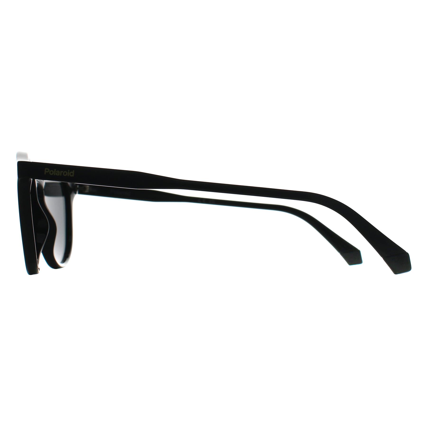 Black Polaroid Black Round Black Grey Polarized PLD 4191/S, Image 3 of 3