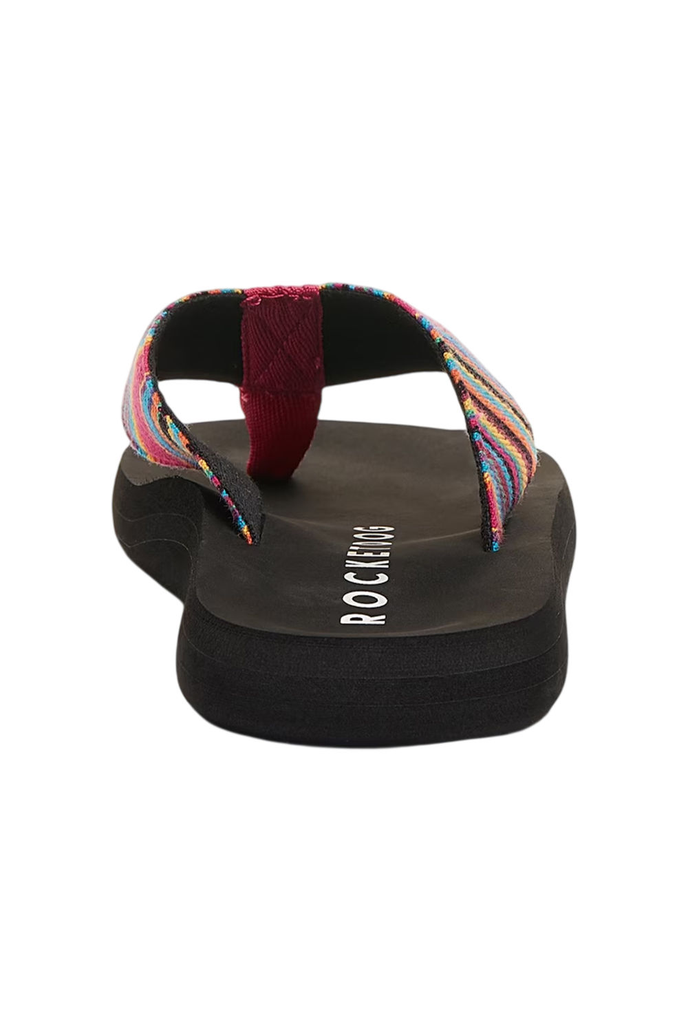 Pink Adios Dexter Cotton Flatform Flip Flops, Image 2 of 4