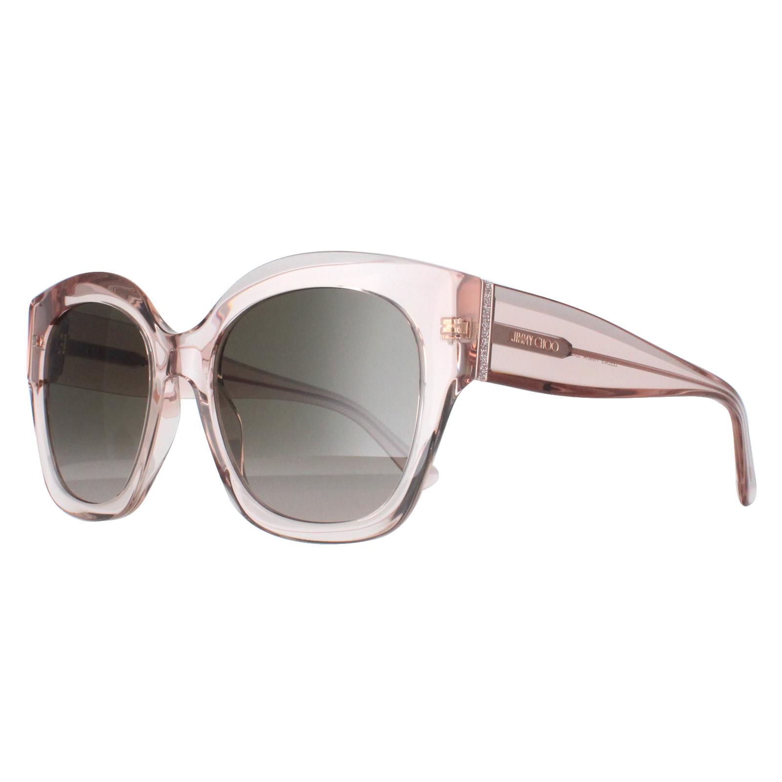 Pink Jimmy Choo Pink Butterfly Transparent Rose Brown Gradient LEELA/S, Image 2 of 4