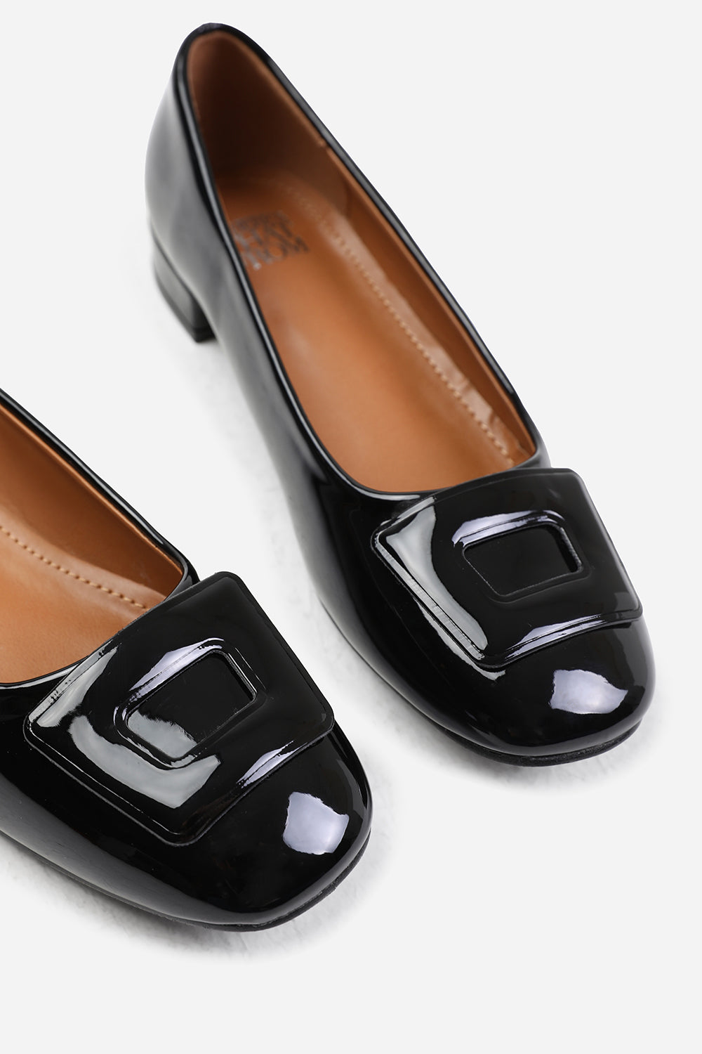 Black 'Nalani' Flat Ballerina Pump, Image 3 of 4