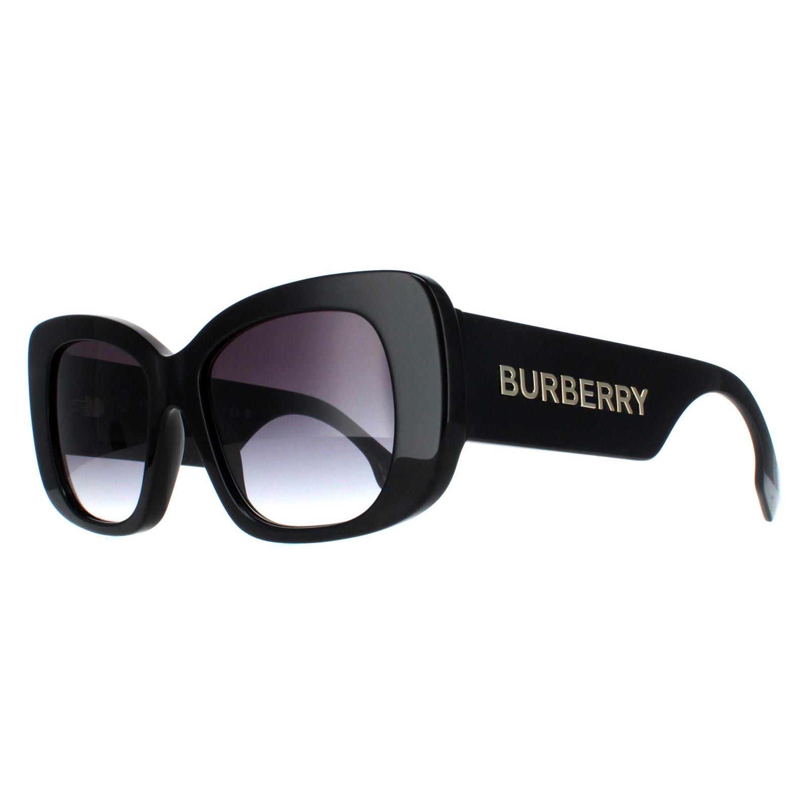 Black Burberry Black Square Black Grey Gradient BE4410, Image 2 of 4
