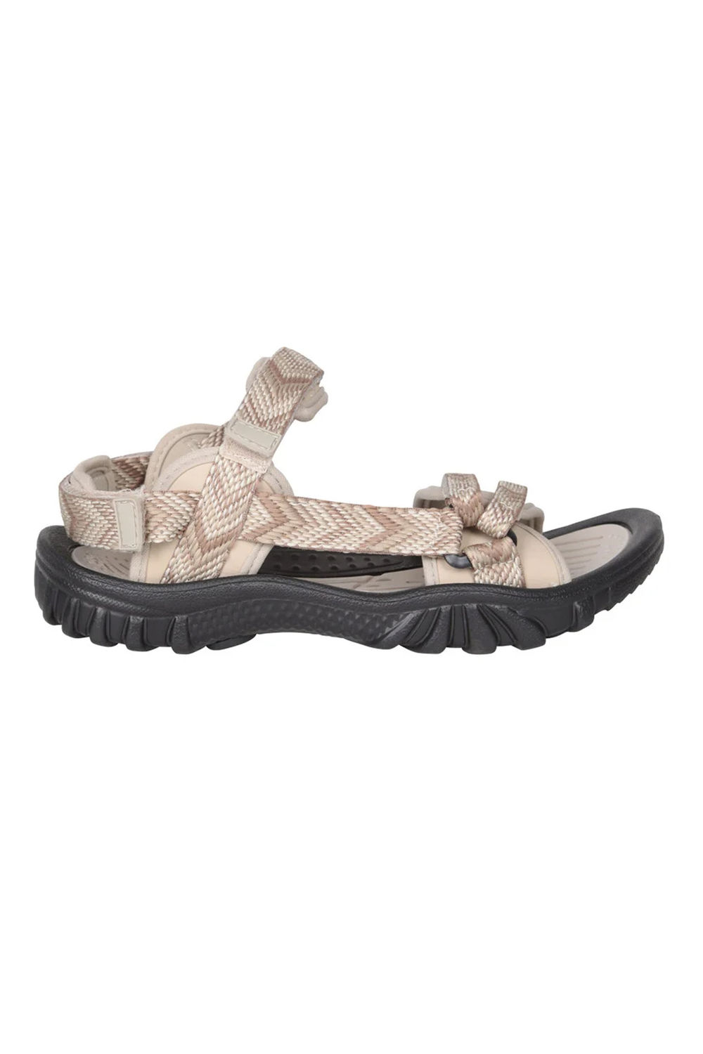 Taupe Cyprus Chevron Sandals, Image 6 of 6