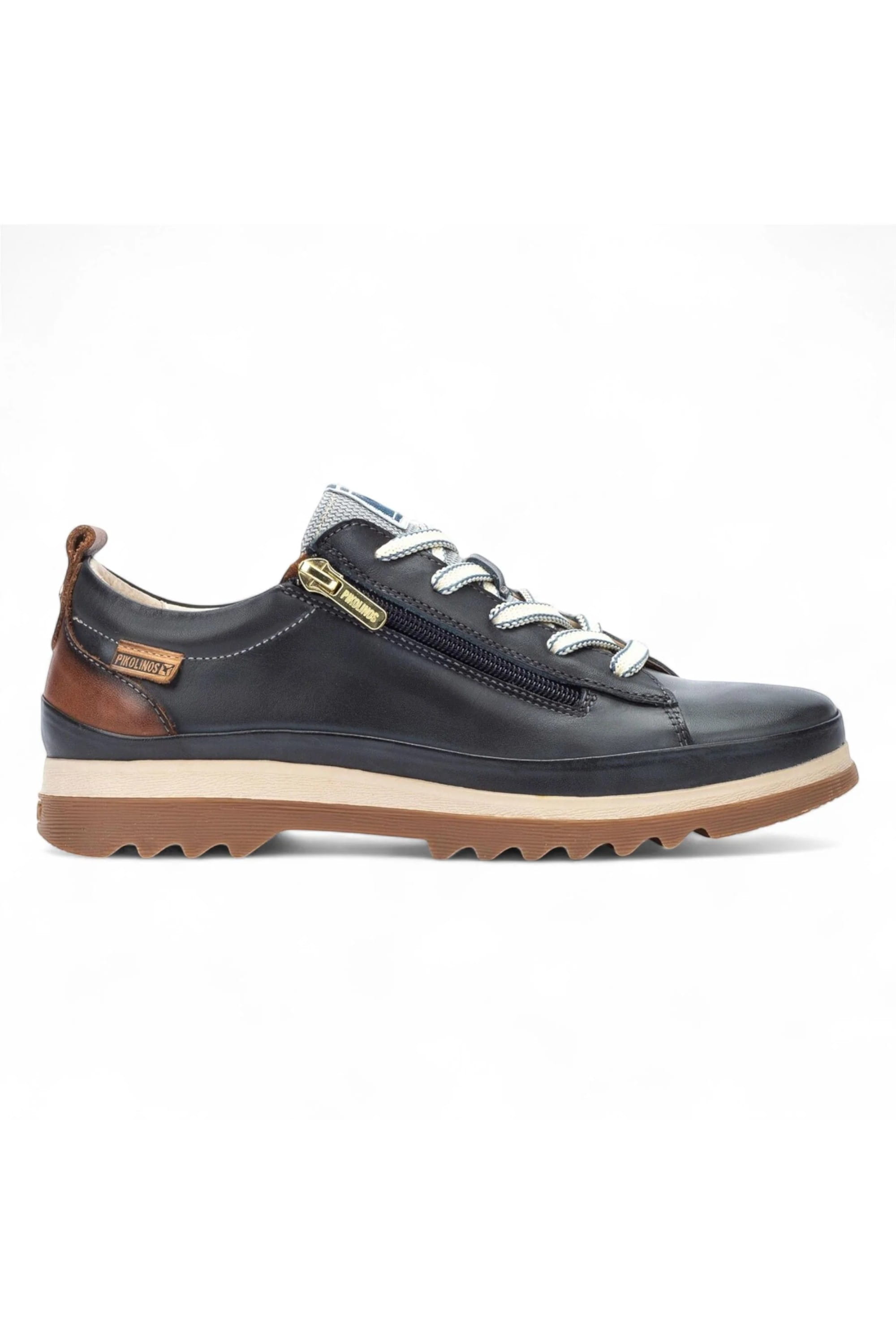 Blue Women’s Laces & Zipper Trainers-W3W-6979, Image 1 of 8