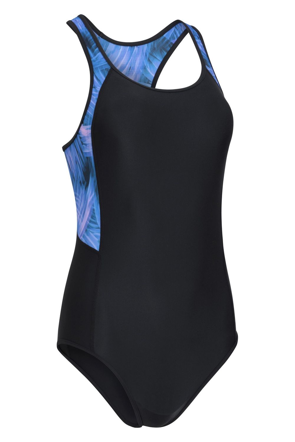 Purple Take The Plunge Printed One Piece Swimsuit, Image 4 of 4