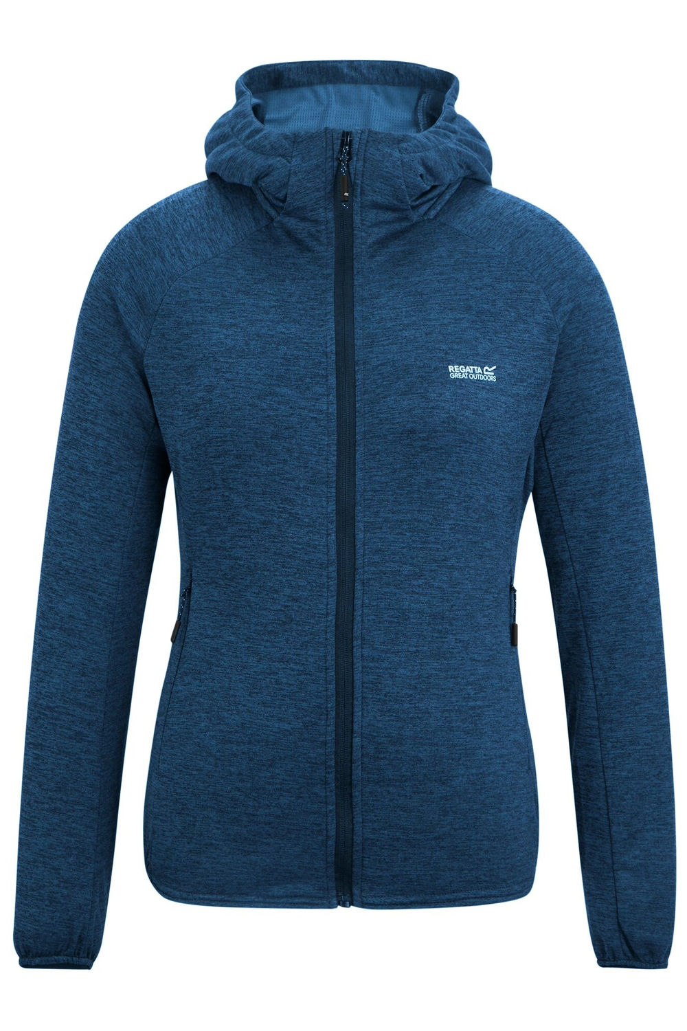 Blue Ferna Stretch Hooded Fleece Jacket, Image 1 of 5