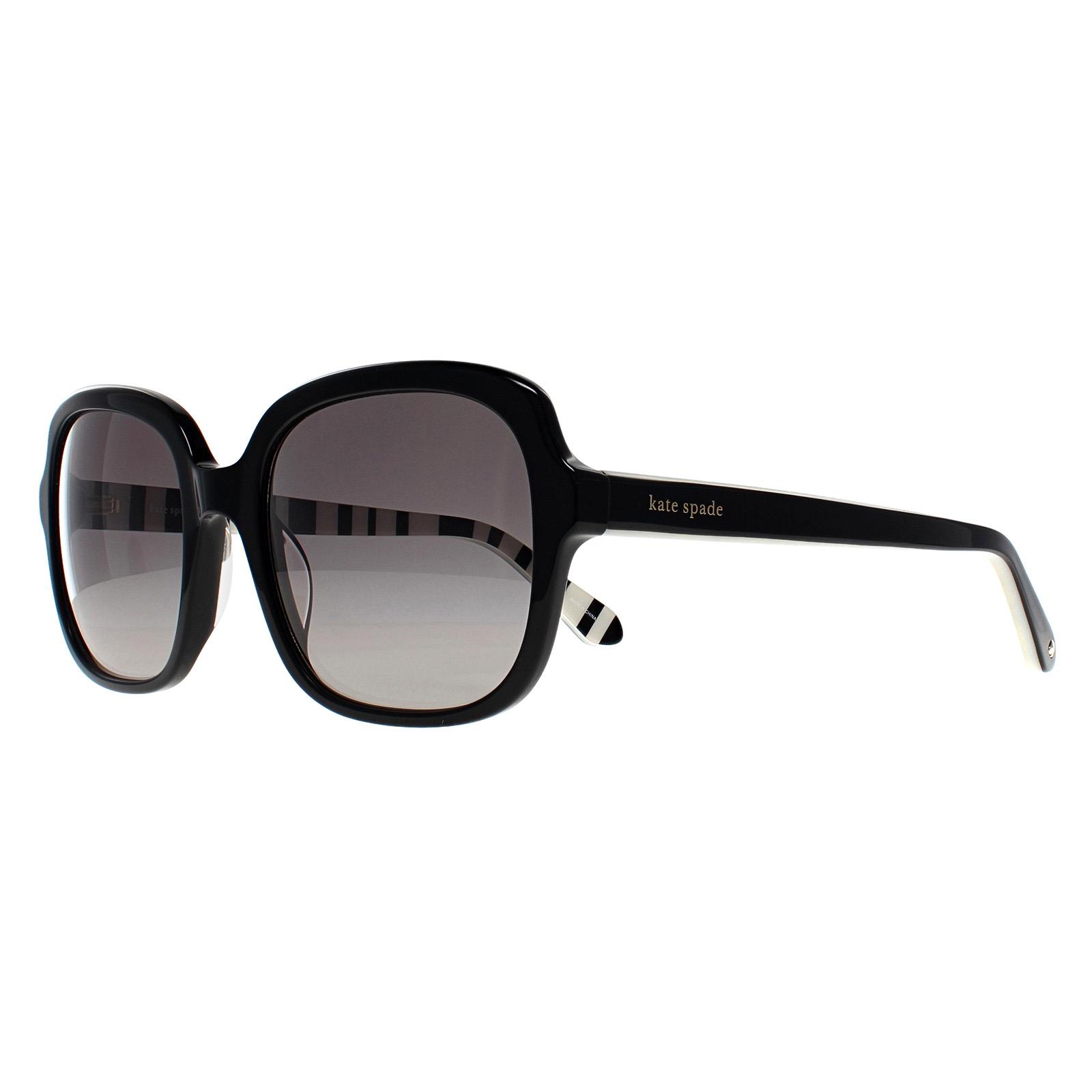 Black Kate Spade Black Square Black Grey Gradient Polarized Babbette/G/S, Image 2 of 4
