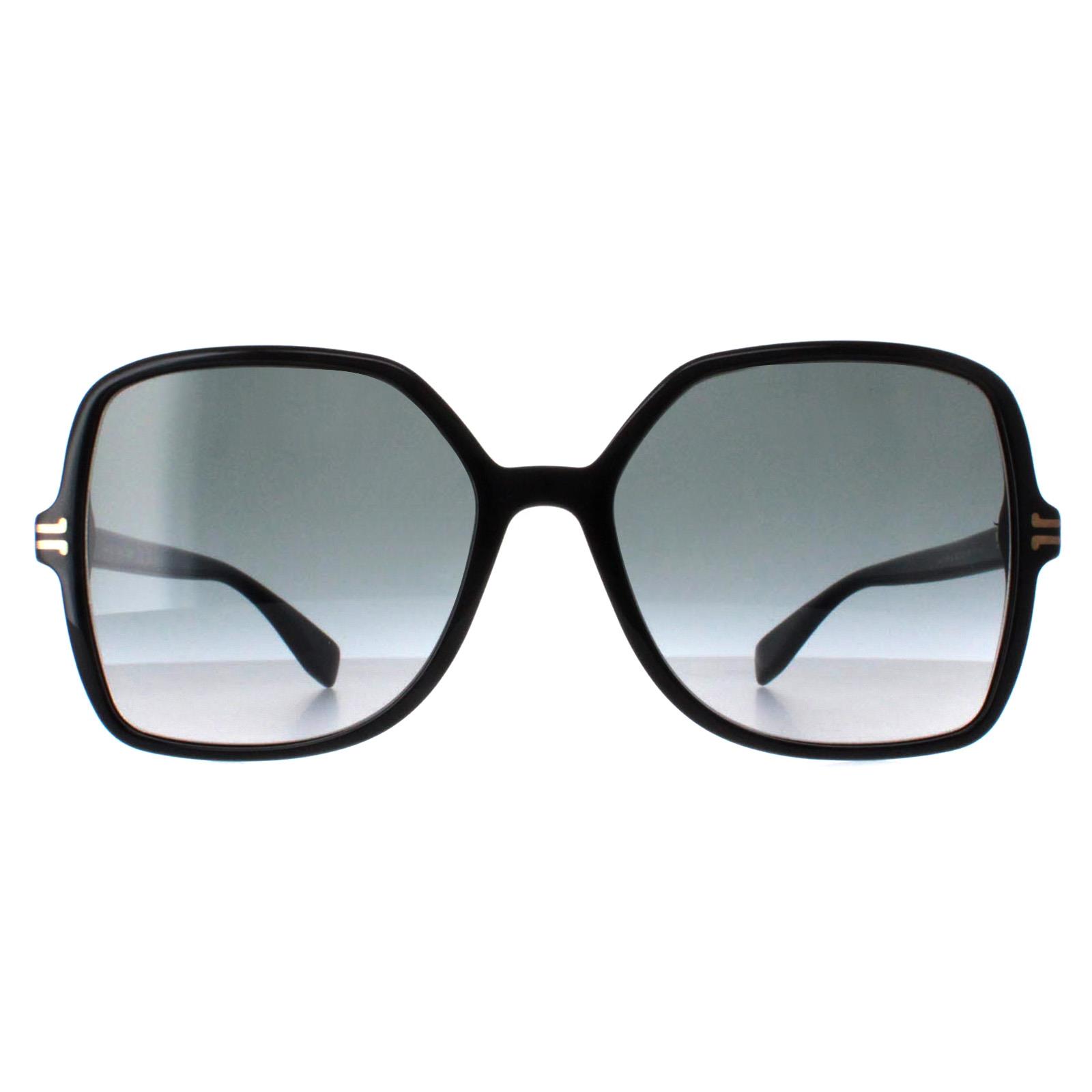Black Marc Jacobs Black Square Shiny Black Dark Grey Gradient MJ 1105/S, Image 1 of 4