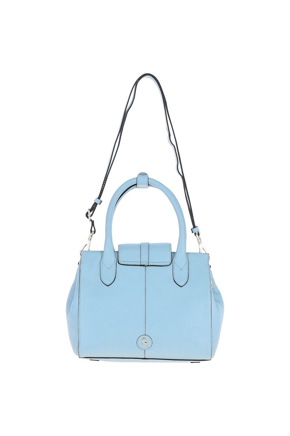 Light Blue Ashwood Leather Light Blue 'Vera' Real Leather Tote Bag, Image 3 of 5