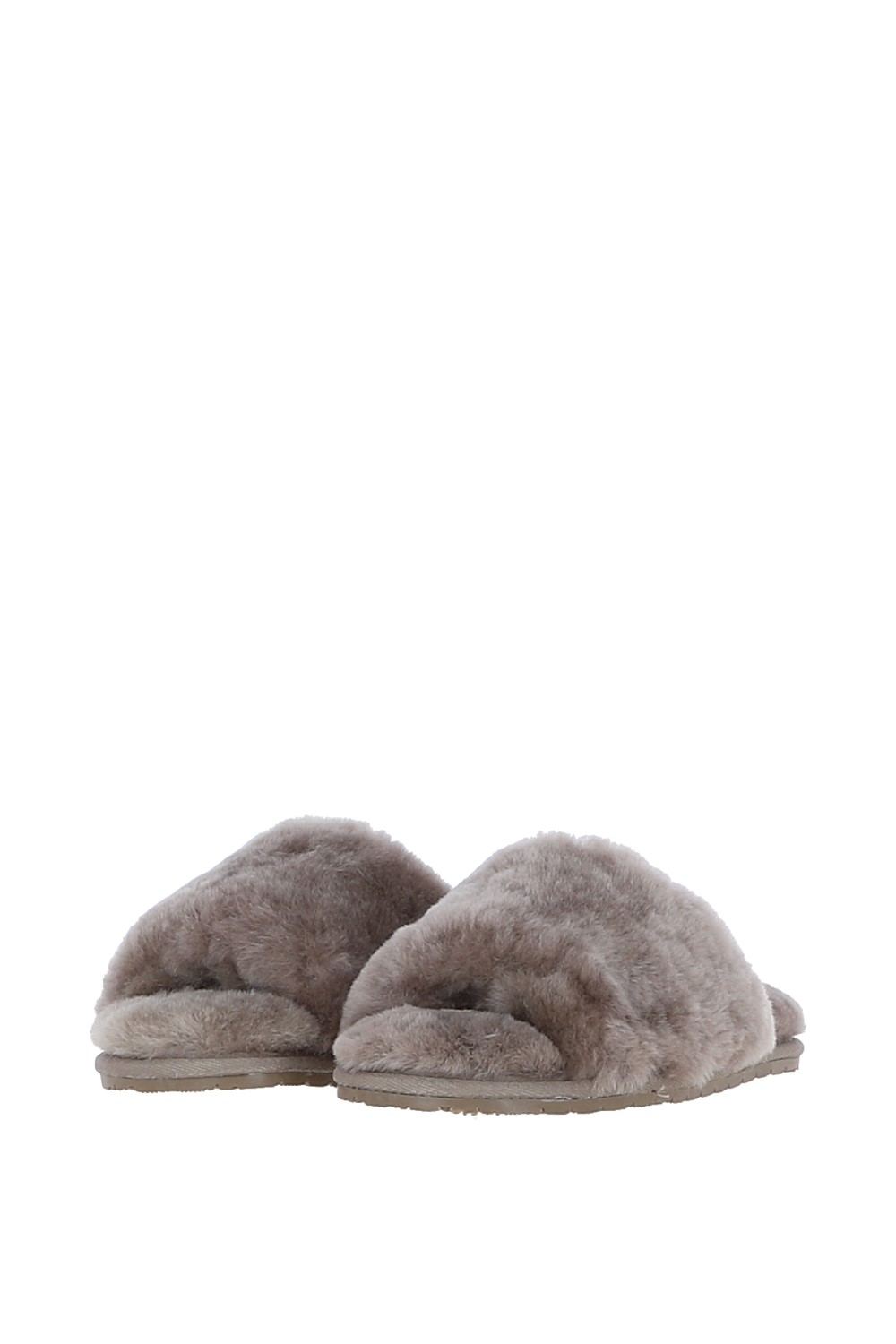Purple 'Suzy' Real Sheepskin Fur Fluffy Sliders