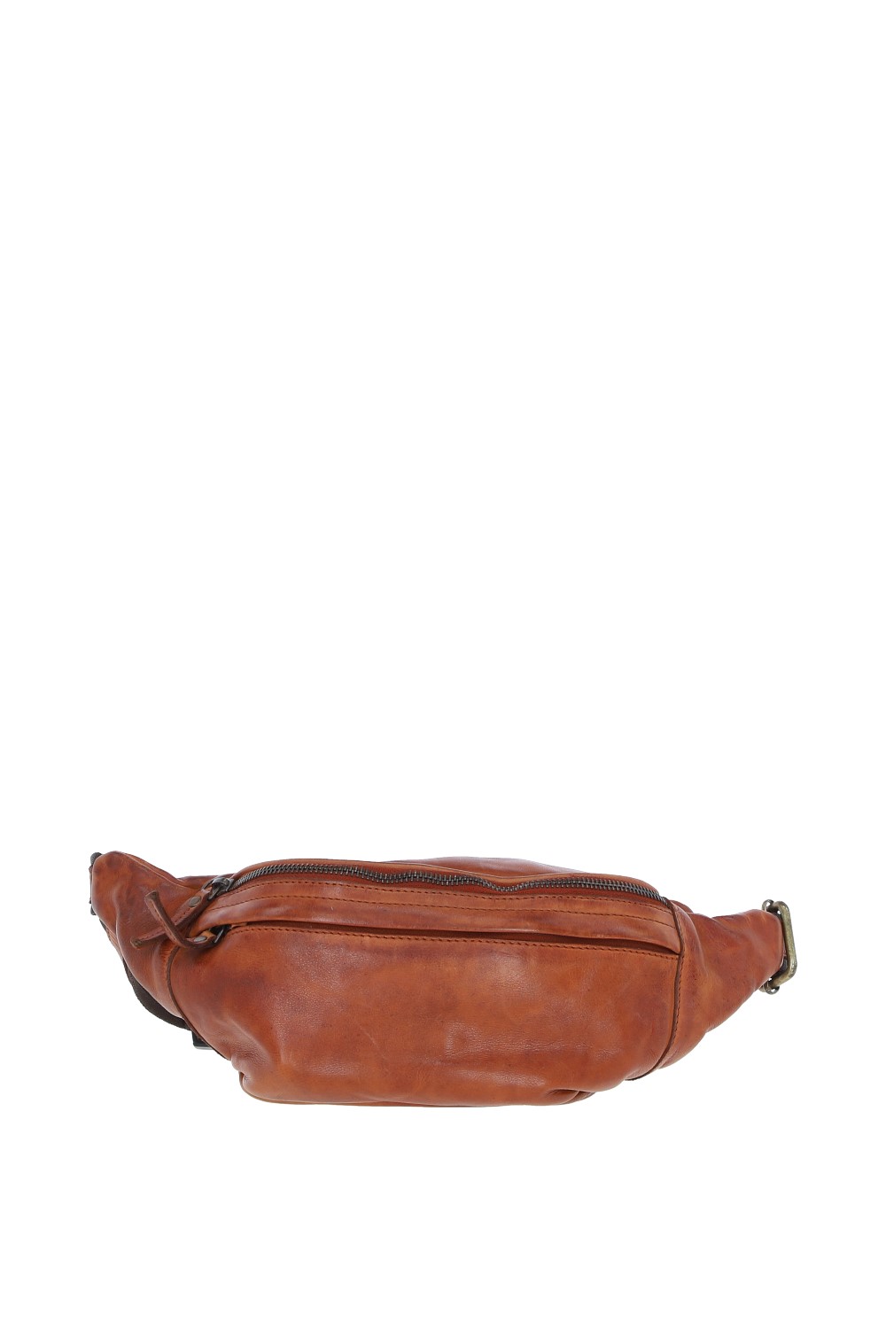 Tan Real Leather Unisex Bum Bag, Image 1 of 5