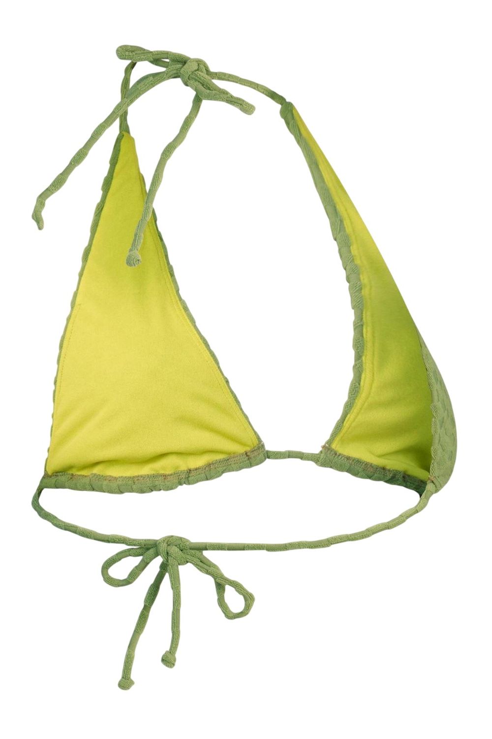 Green Triangle Bikini Top, Image 2 of 3