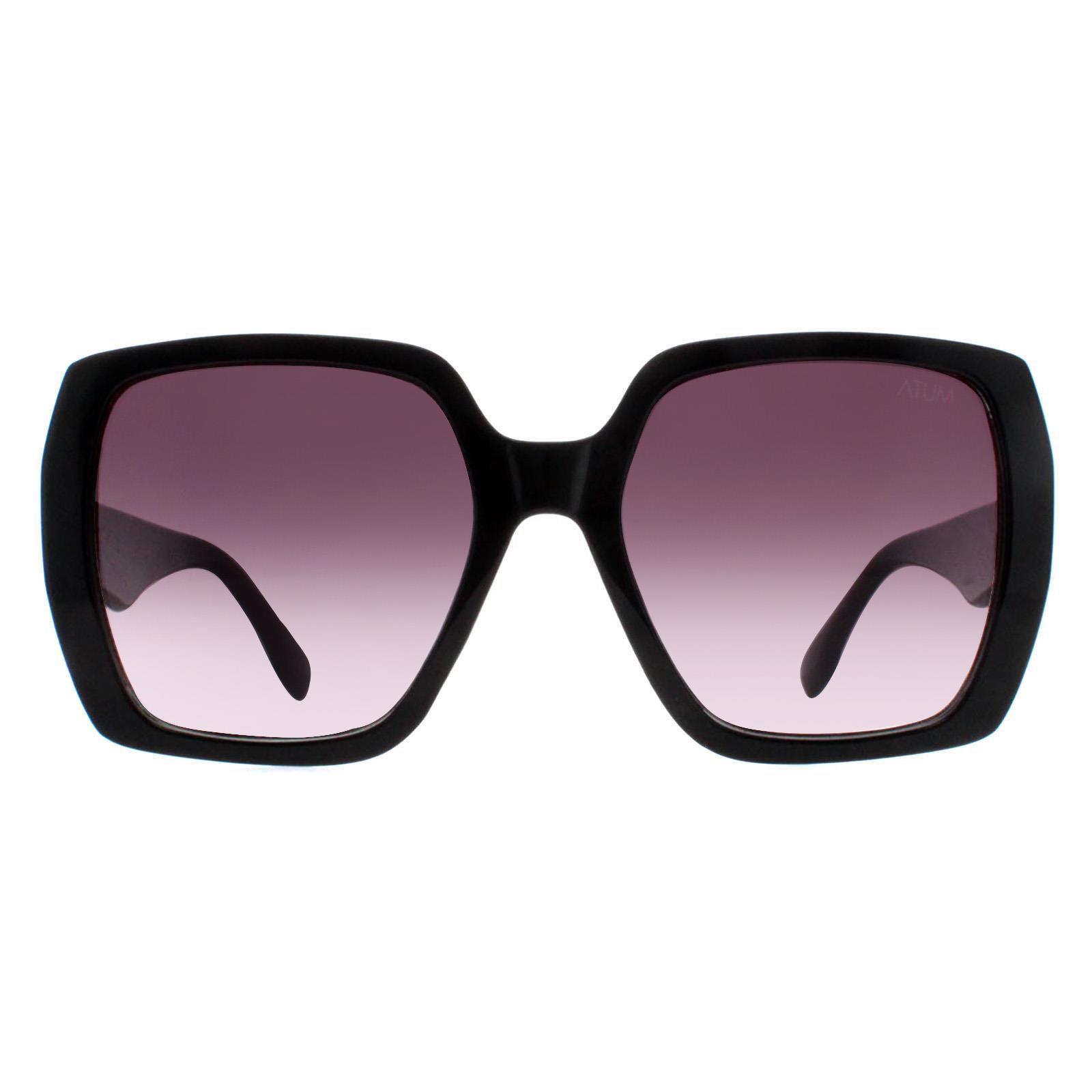 Black Atum Black Square Shiny Black Smoke Grey Gradient Zouk, Image 1 of 4