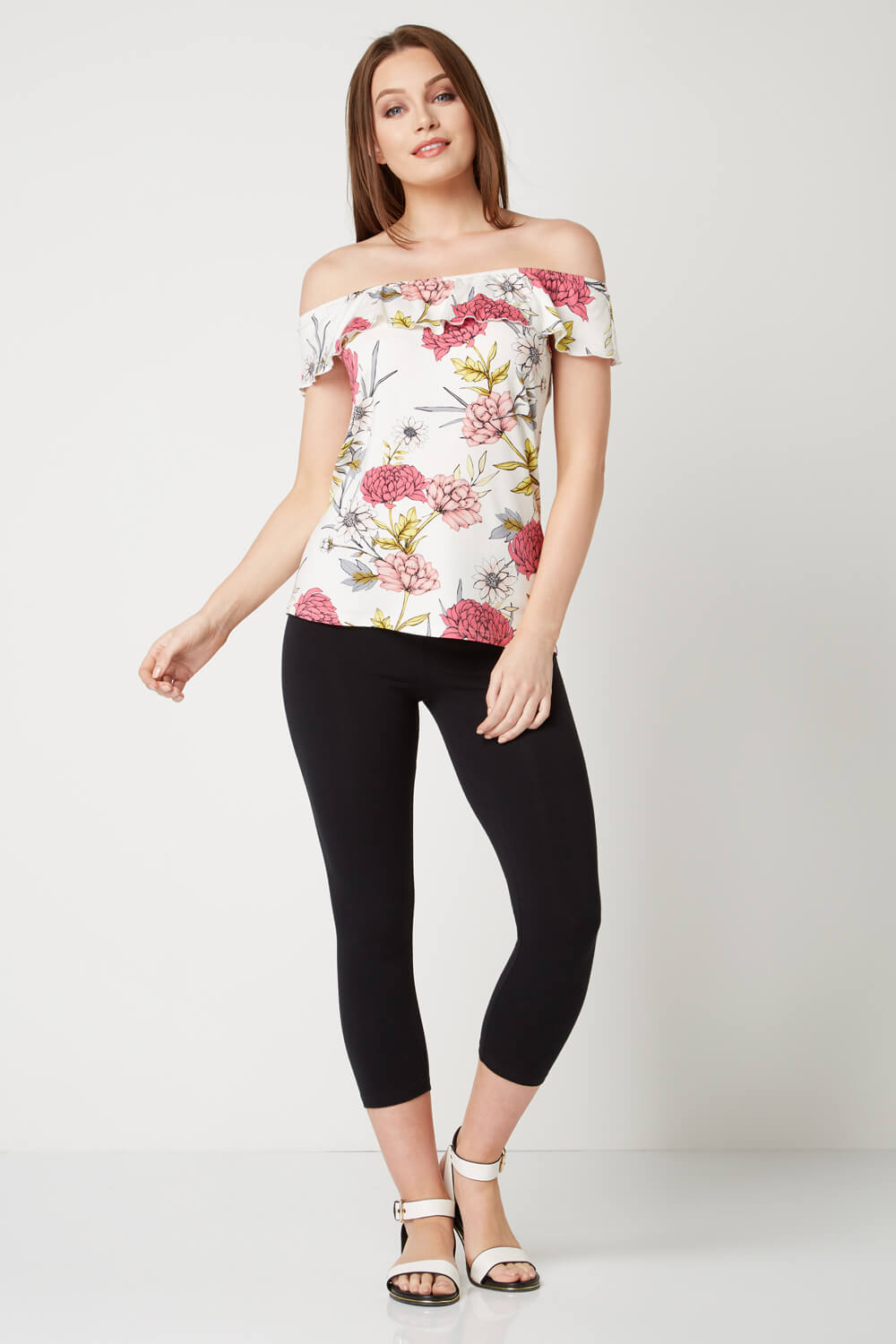 Black Cropped Legging, Image 4 of 4