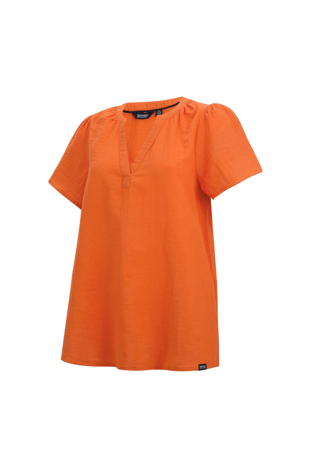 Orange Selen Short Sleeved Shirt, Image 3 of 3