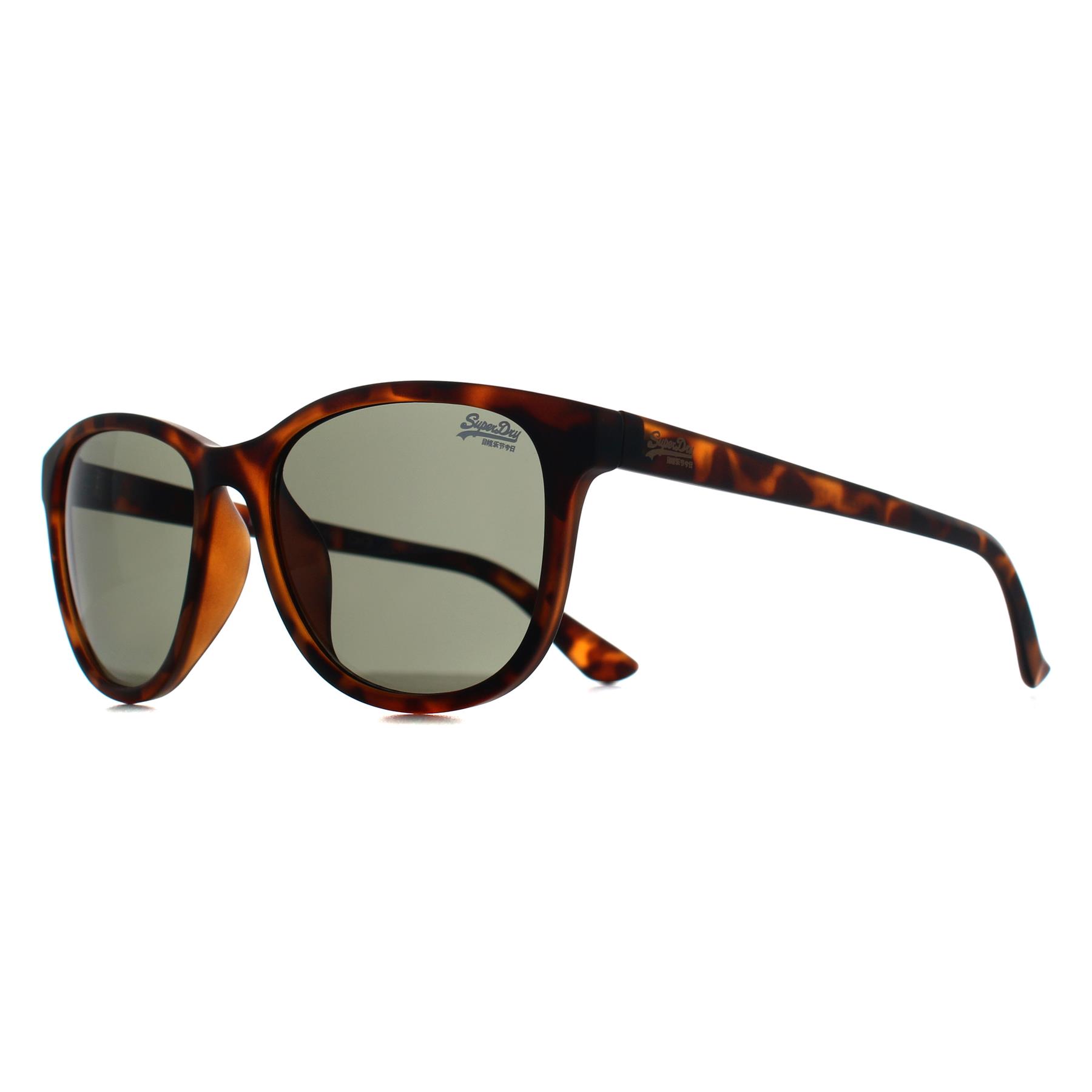 Brown Superdry Brown Square Matte Tortoise Green SDS-LIZZIE, Image 2 of 3