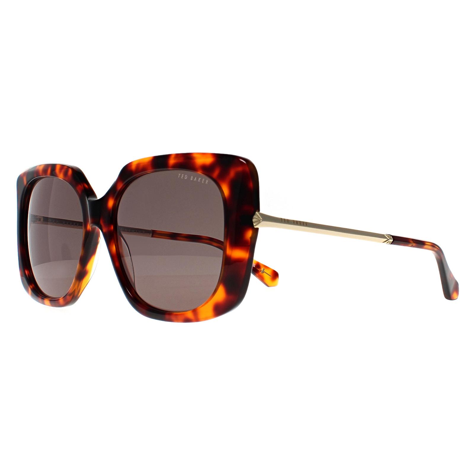 Brown Ted Baker Brown Square Tortoise Grey Green TB1732 Heather, Image 2 of 4