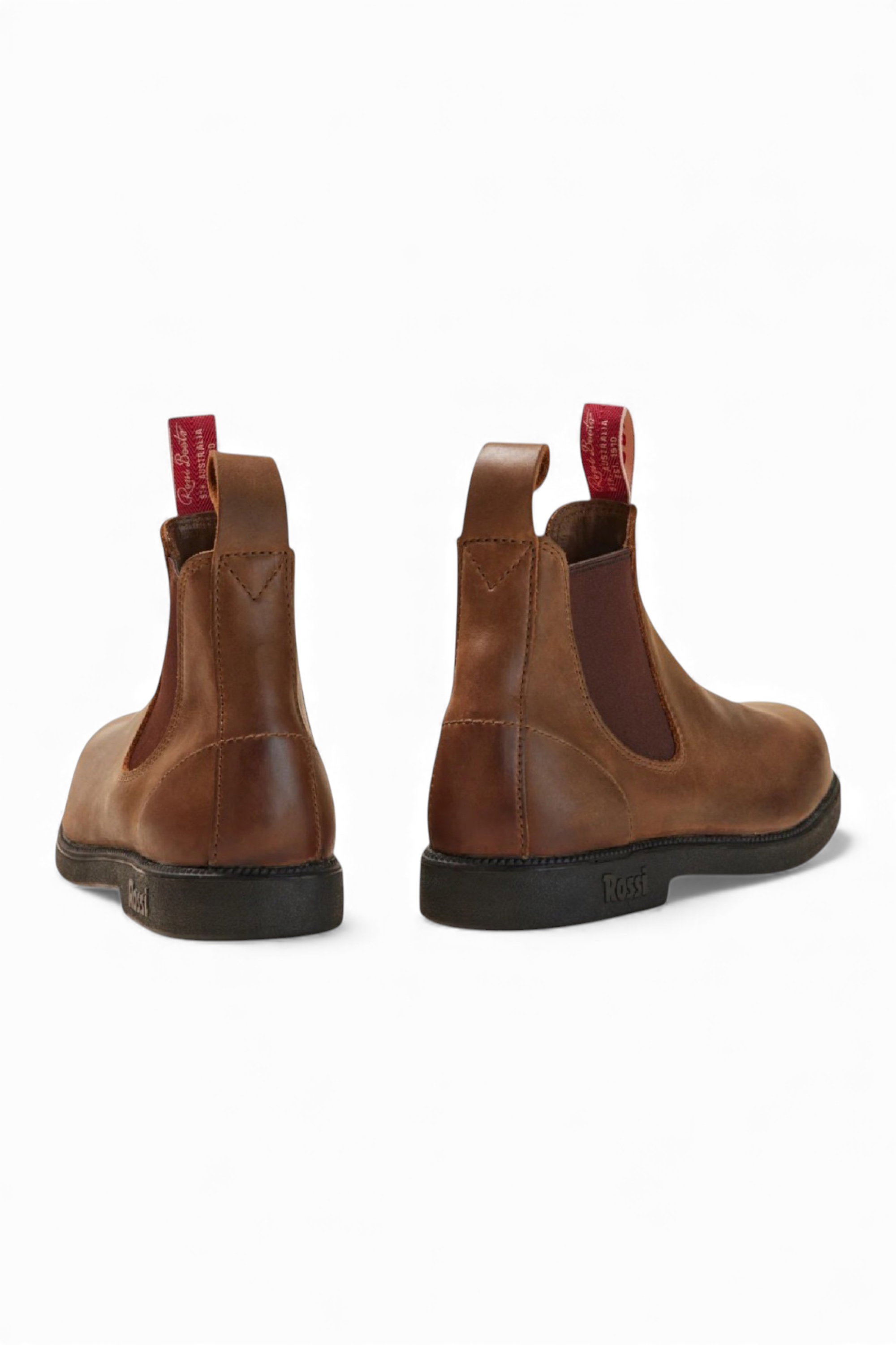 Tan Booma 607 Leather Chelsea Boots, Image 4 of 6