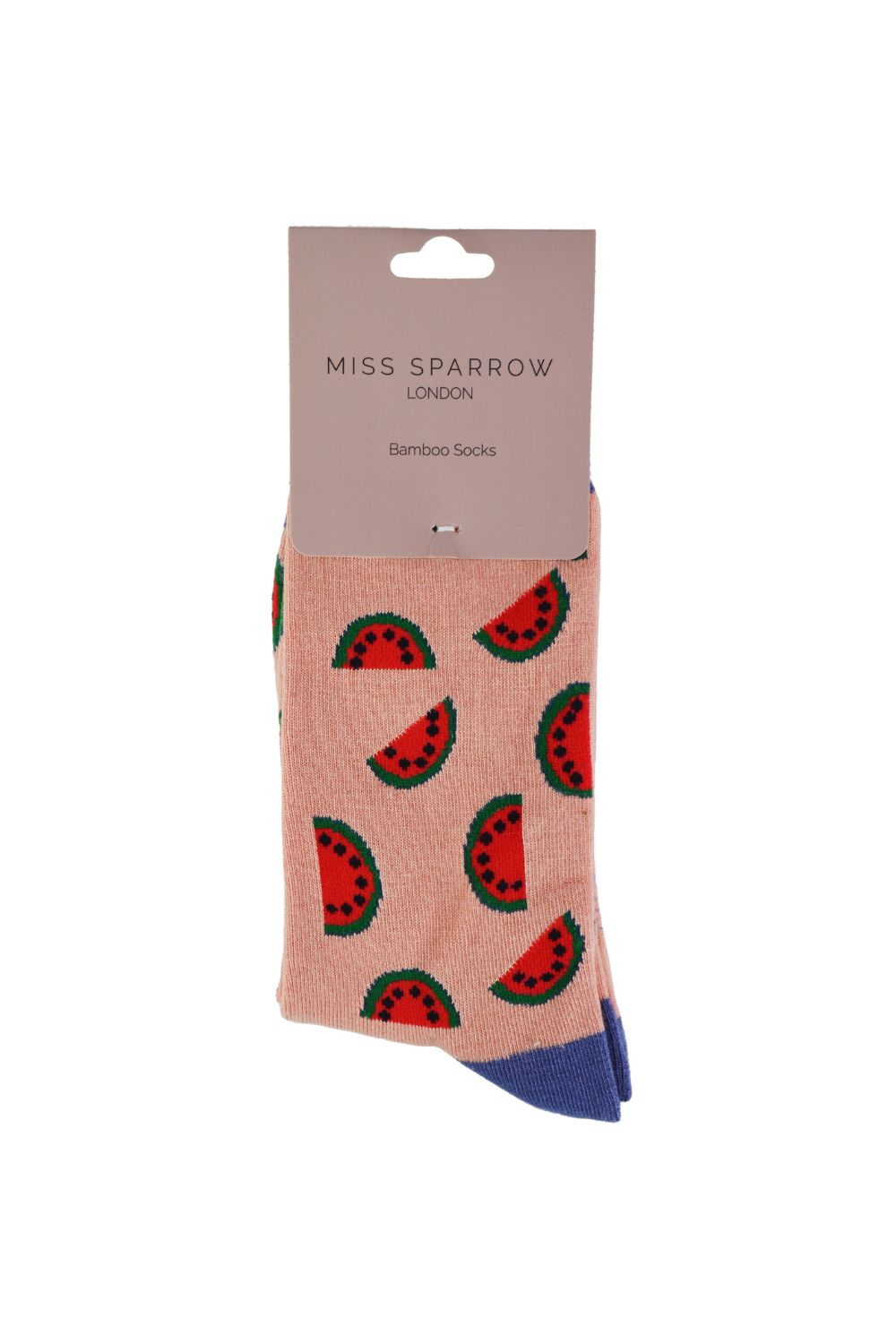 Pink Novelty Funny Fruit Socks, Image 2 of 5