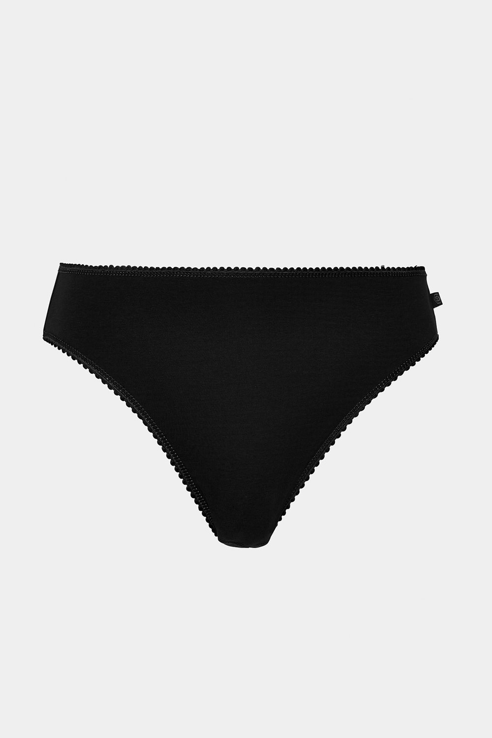 Black Pack of Four "Kohl Black" Bamboo High Leg Knickers, Image 3 of 4