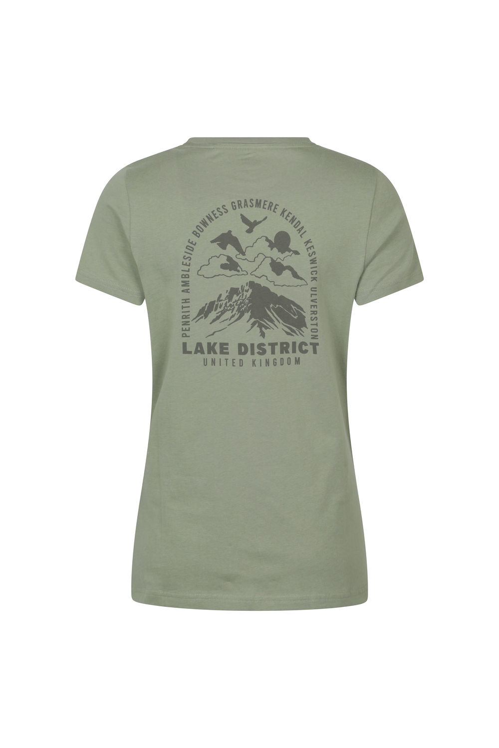 Khaki Lake District Sunset TShirt, Image 2 of 4