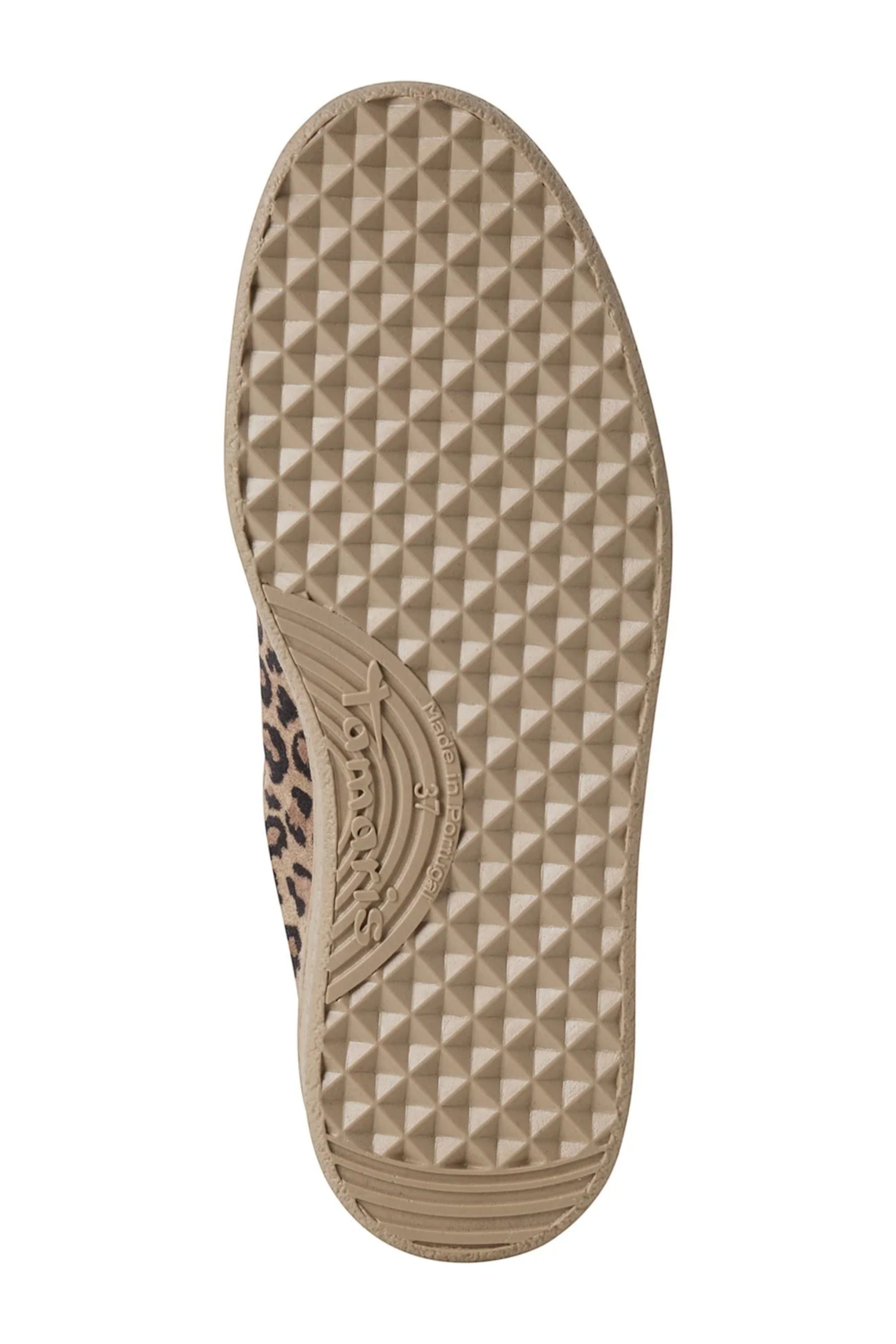Brown Tamaris Brown Tamaris Womens Leopard Brown Sneakers, Image 6 of 7