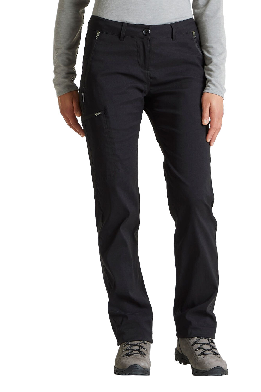 Black Expert Kiwi Pro Stretch Hiking Trousers