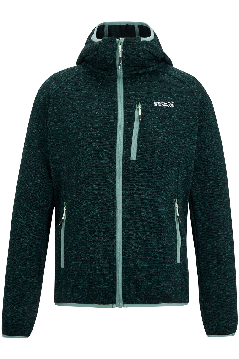 Green Newhill Hooded Fleece Jacket, Image 1 of 4
