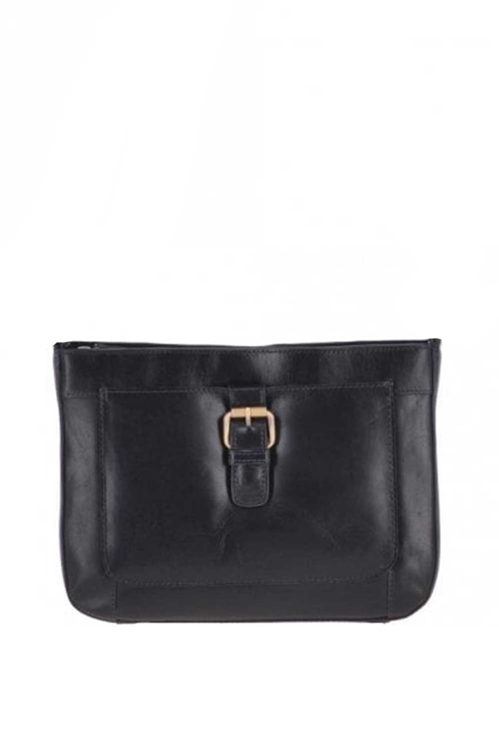 Navy Vegetable Tanned Small Real Leather Shoulder Bag, Image 1 of 4