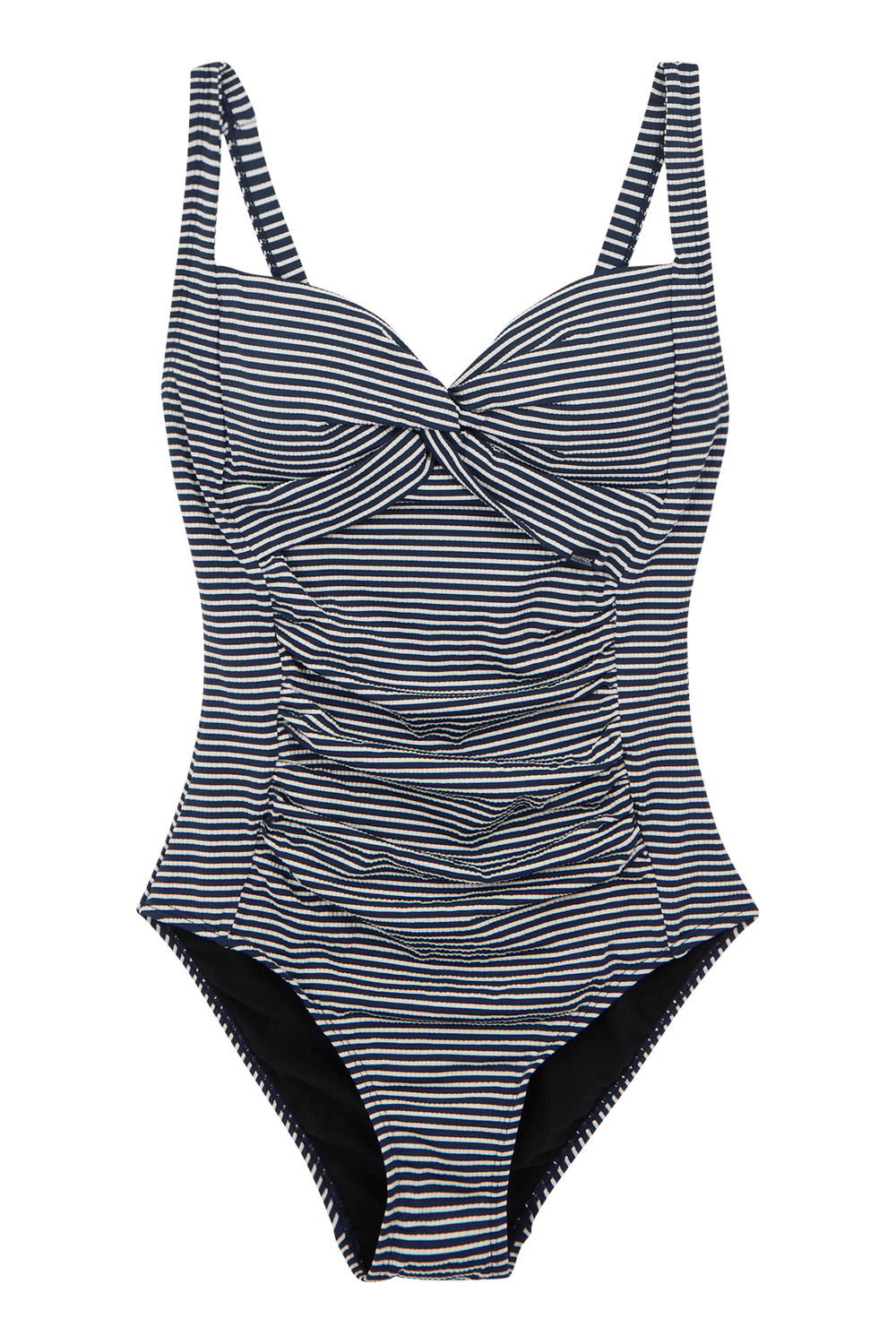Multi Stripe Tummy Control Swimsuit, Image 1 of 4