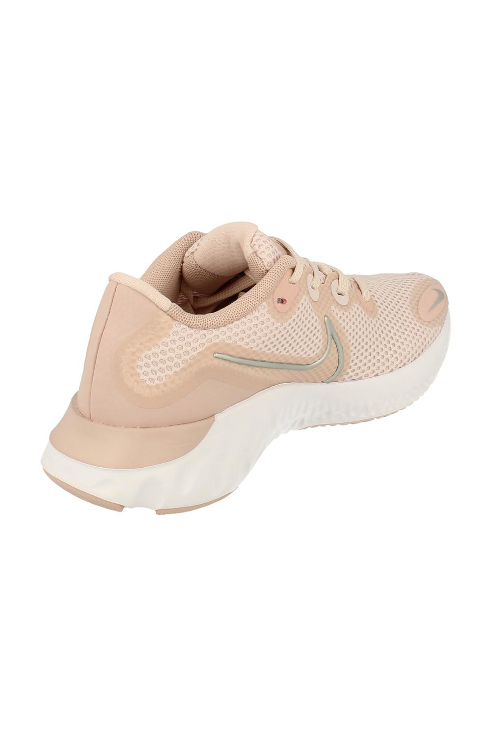 Beige Nike Womens Renew Run Running Trainers, Image 4 of 6