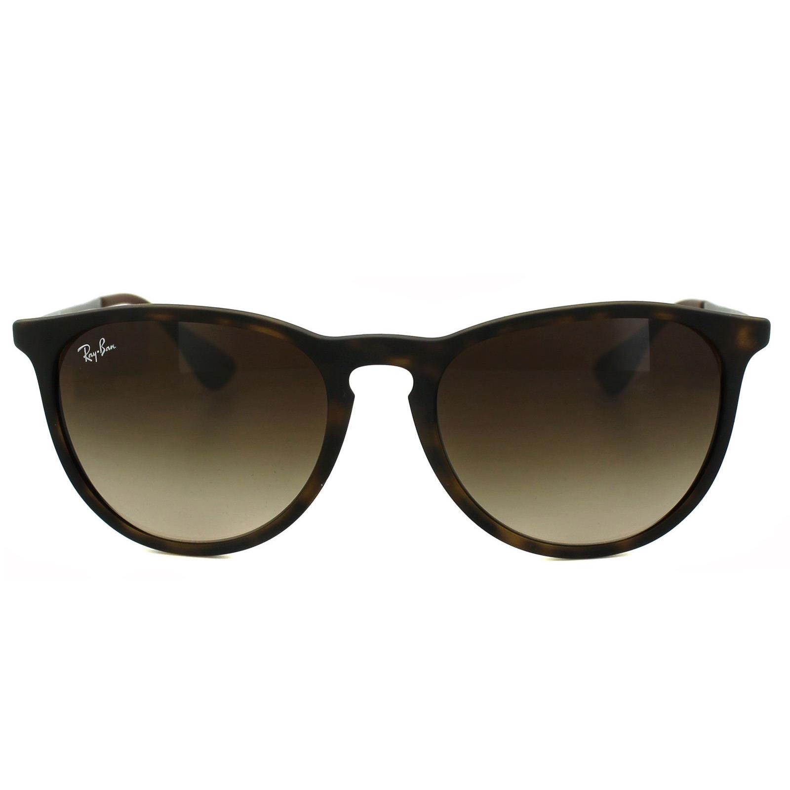 Brown Round Rubberised Havana Brown Gradient Erika 4171 Sunglasses, Image 1 of 3