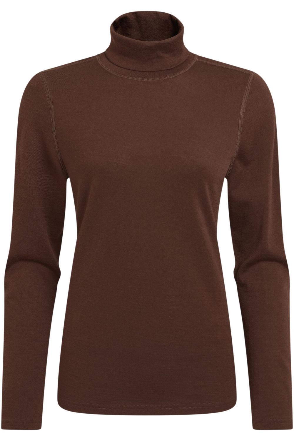 Chocolate Charadrion Merino Wool Long Sleeved TShirt, Image 1 of 4
