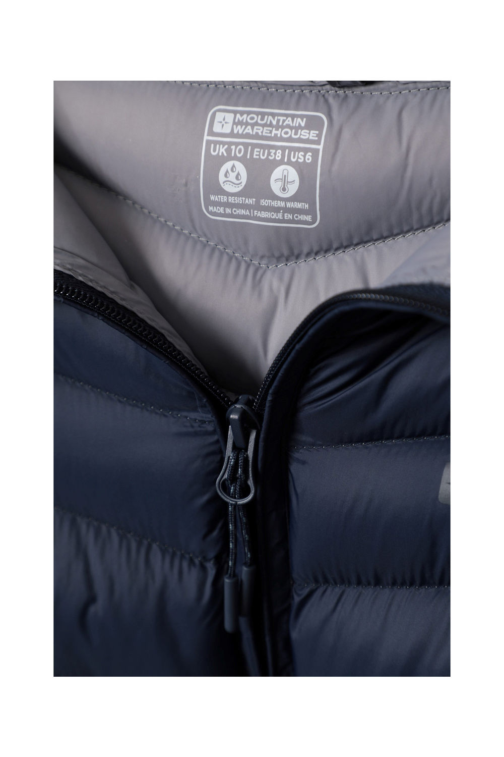Navy Florence Long Padded Jacket, Image 6 of 8