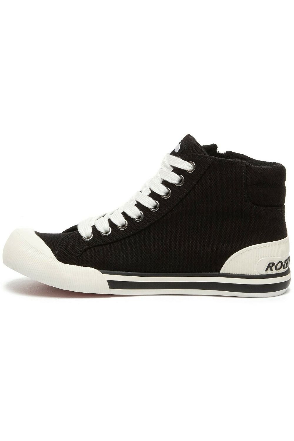Black Jazzin Hi Trainers, Image 3 of 5