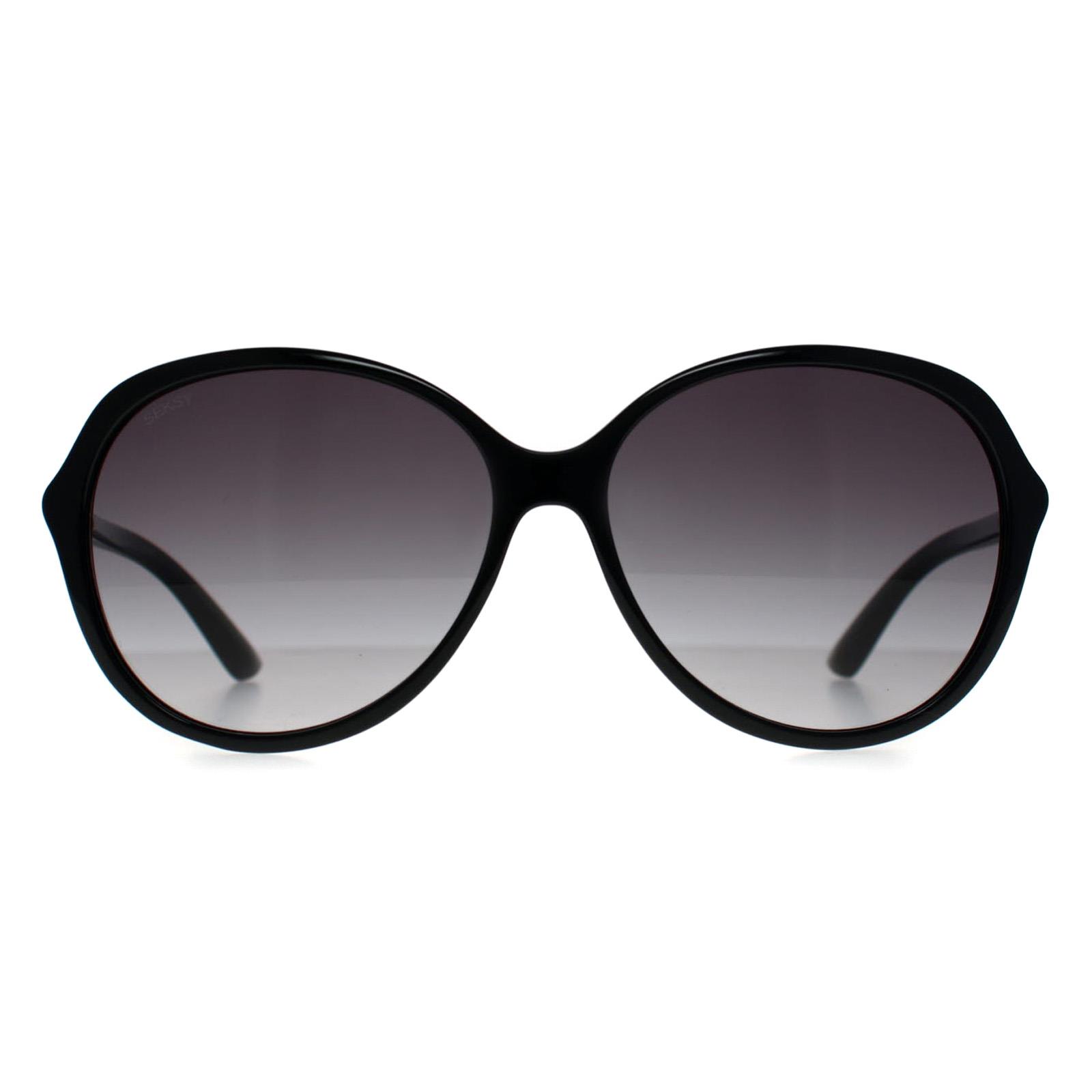 Black Seksy Black Oval Polished Black Smoke Gradient N2809, Image 1 of 3