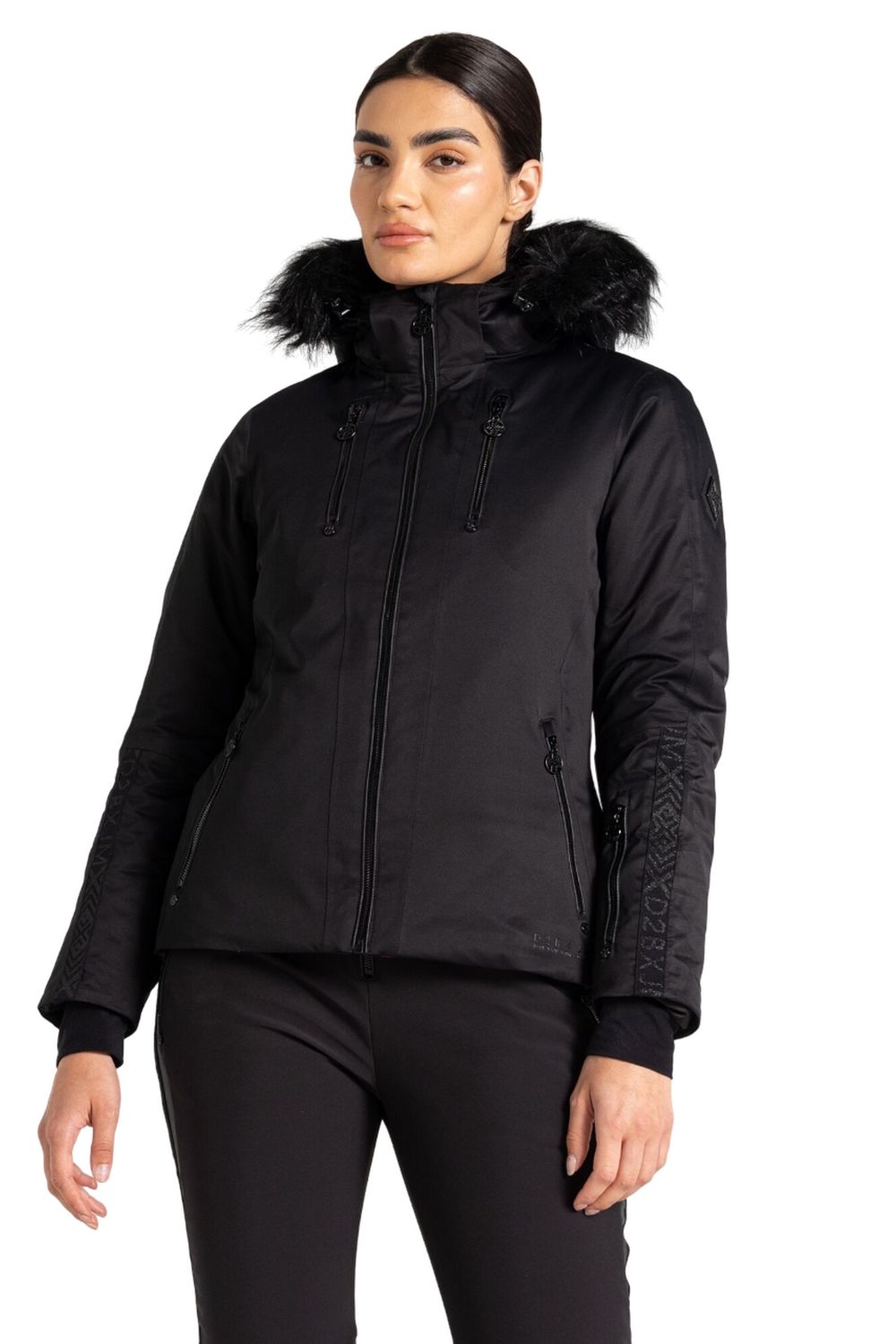 Black Frenzied Ski Jacket, Image 4 of 4
