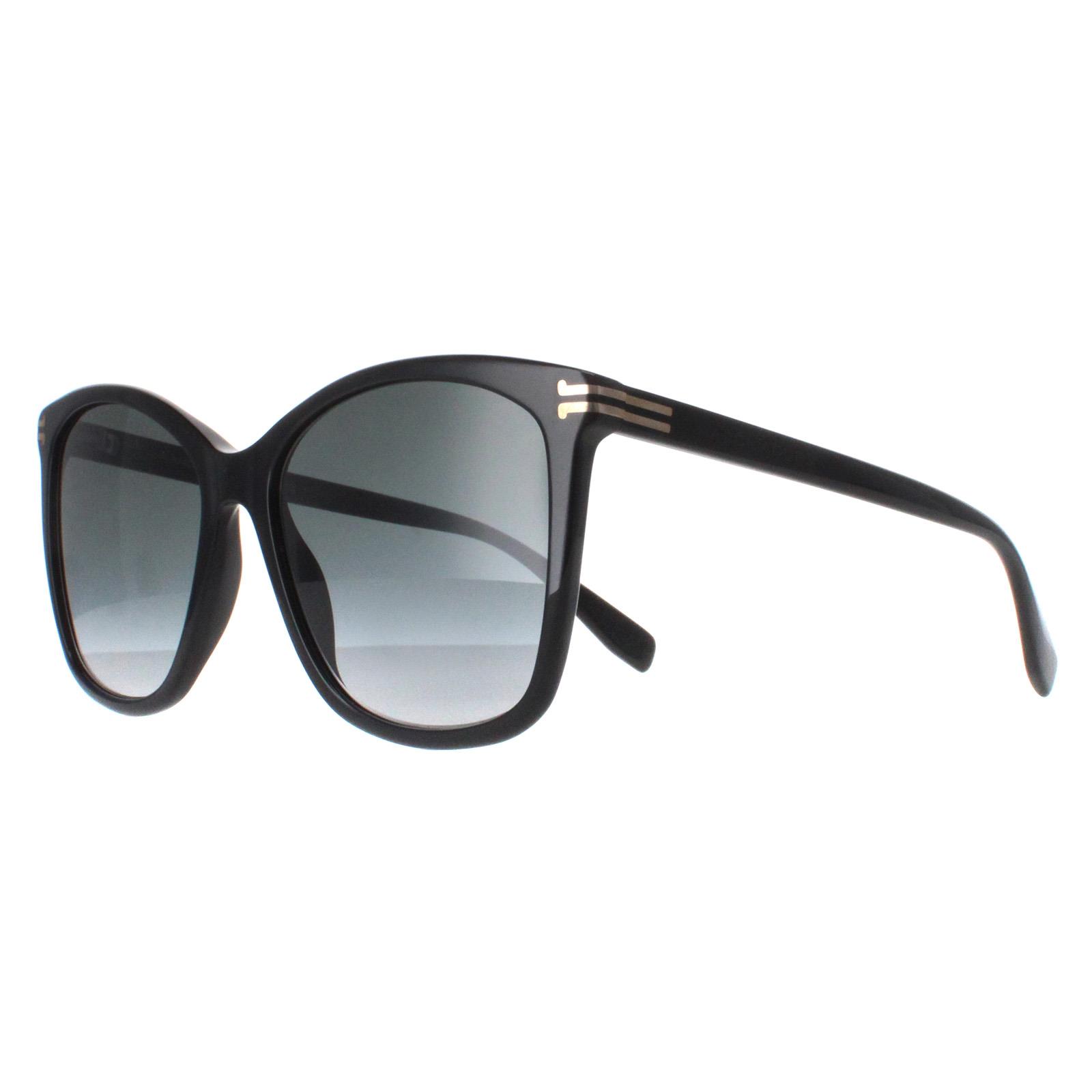 Black Butterfly Shiny Black Dark Grey Gradient MJ 1106/S, Image 2 of 4
