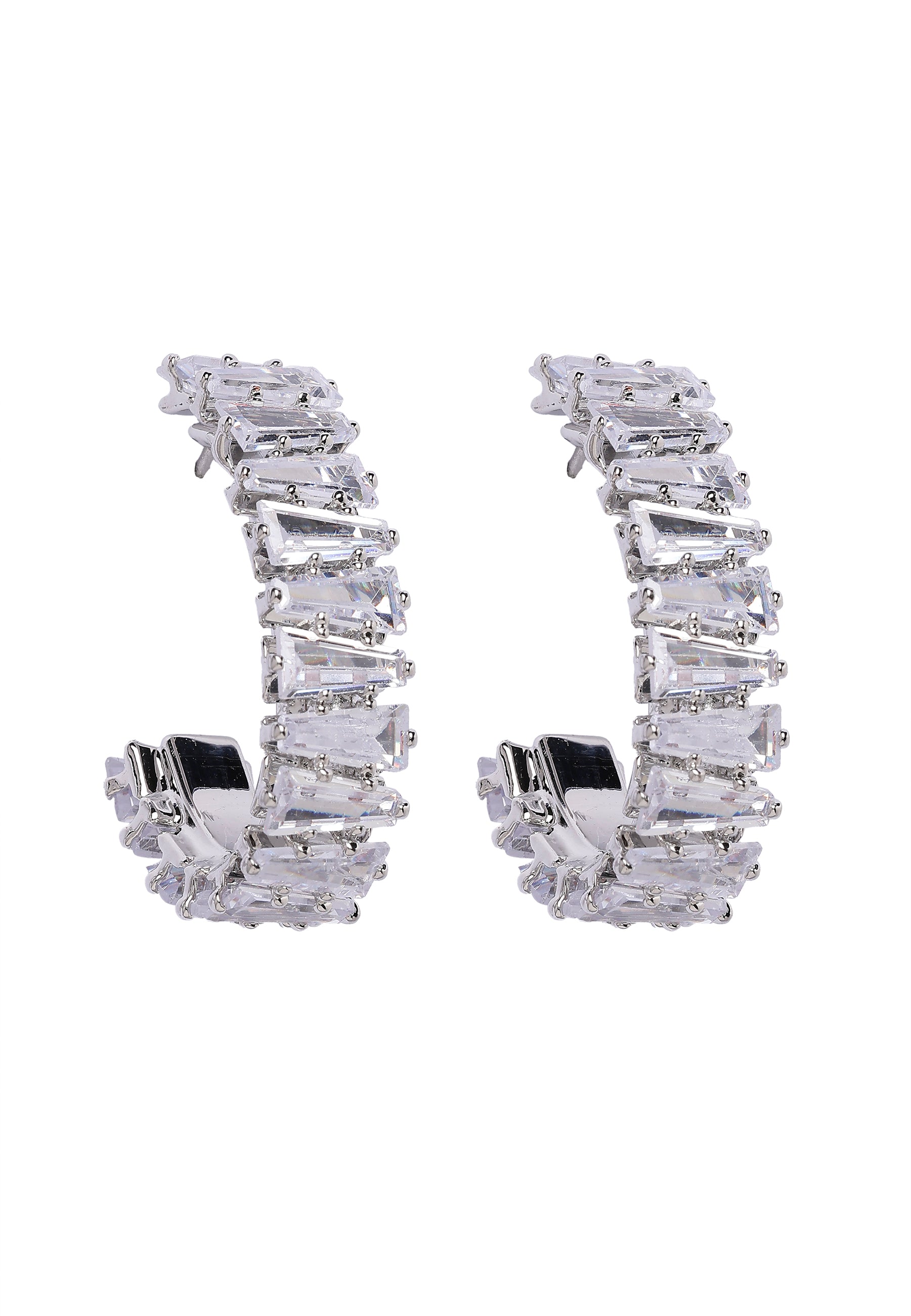 Metallic Frozen Waterfall Earring