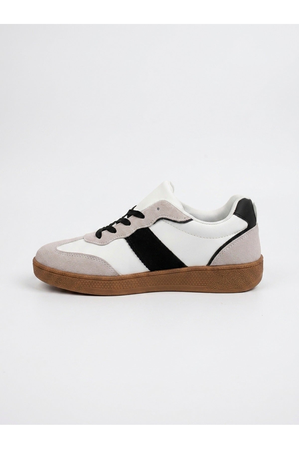 Black iKrush Black Saoirse Retro Style Trainers, Image 6 of 8