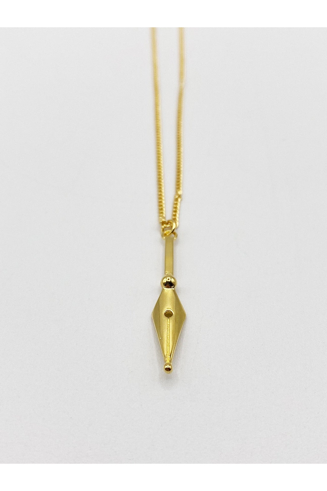 Gold Gold Drop Down Arrow Necklace, Image 2 of 5