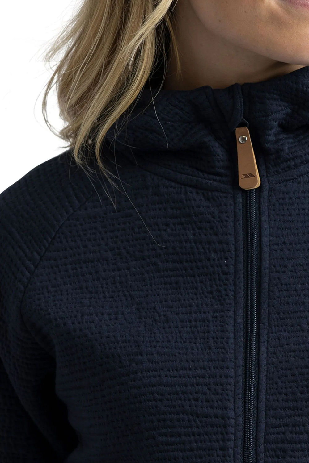 Navy Lillie Full Zip Hoodie, Image 5 of 5