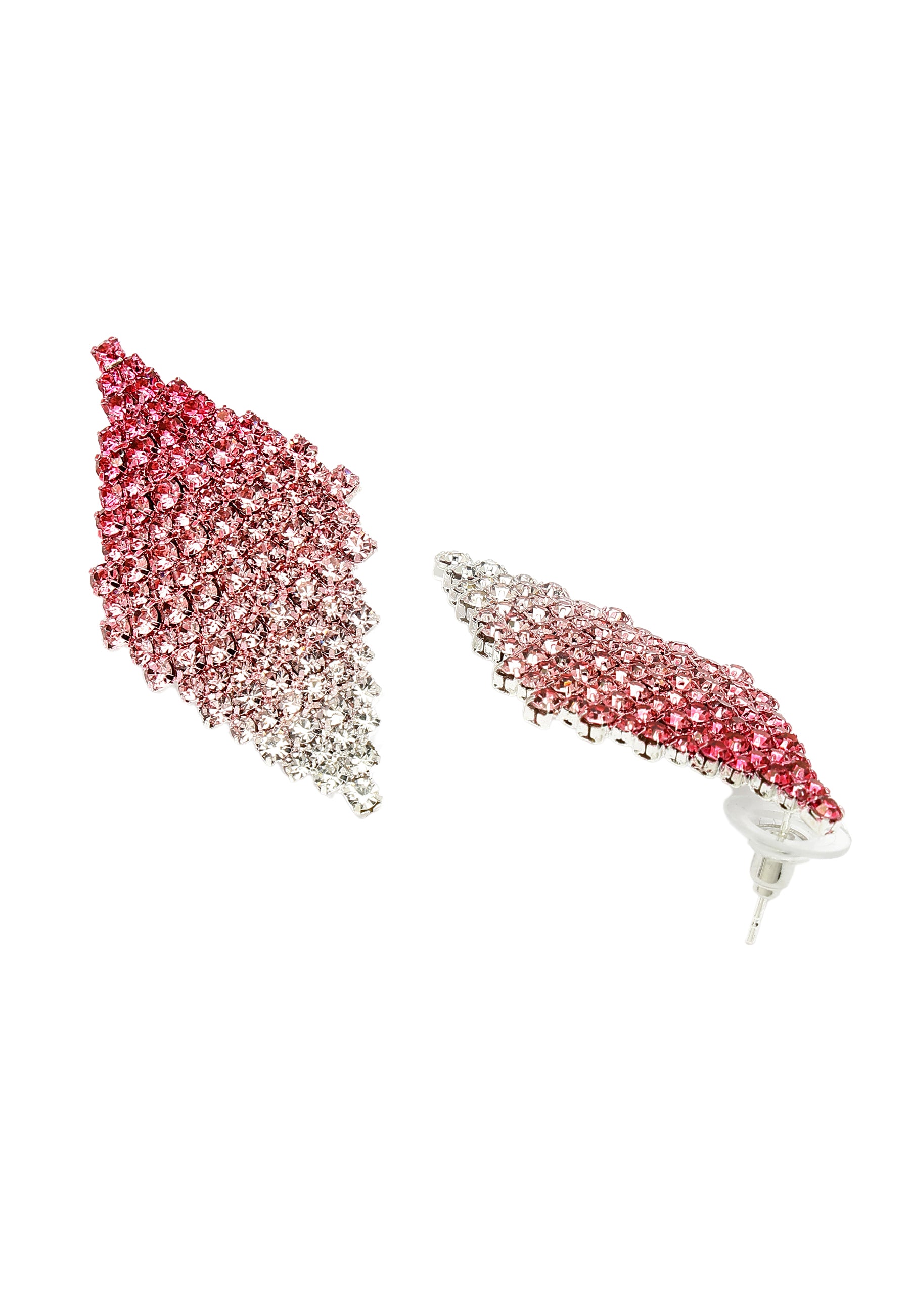 Pink AVANT-GARDE PARIS Pink Diva Collection Chandelier Drop Earrings, Image 3 of 5