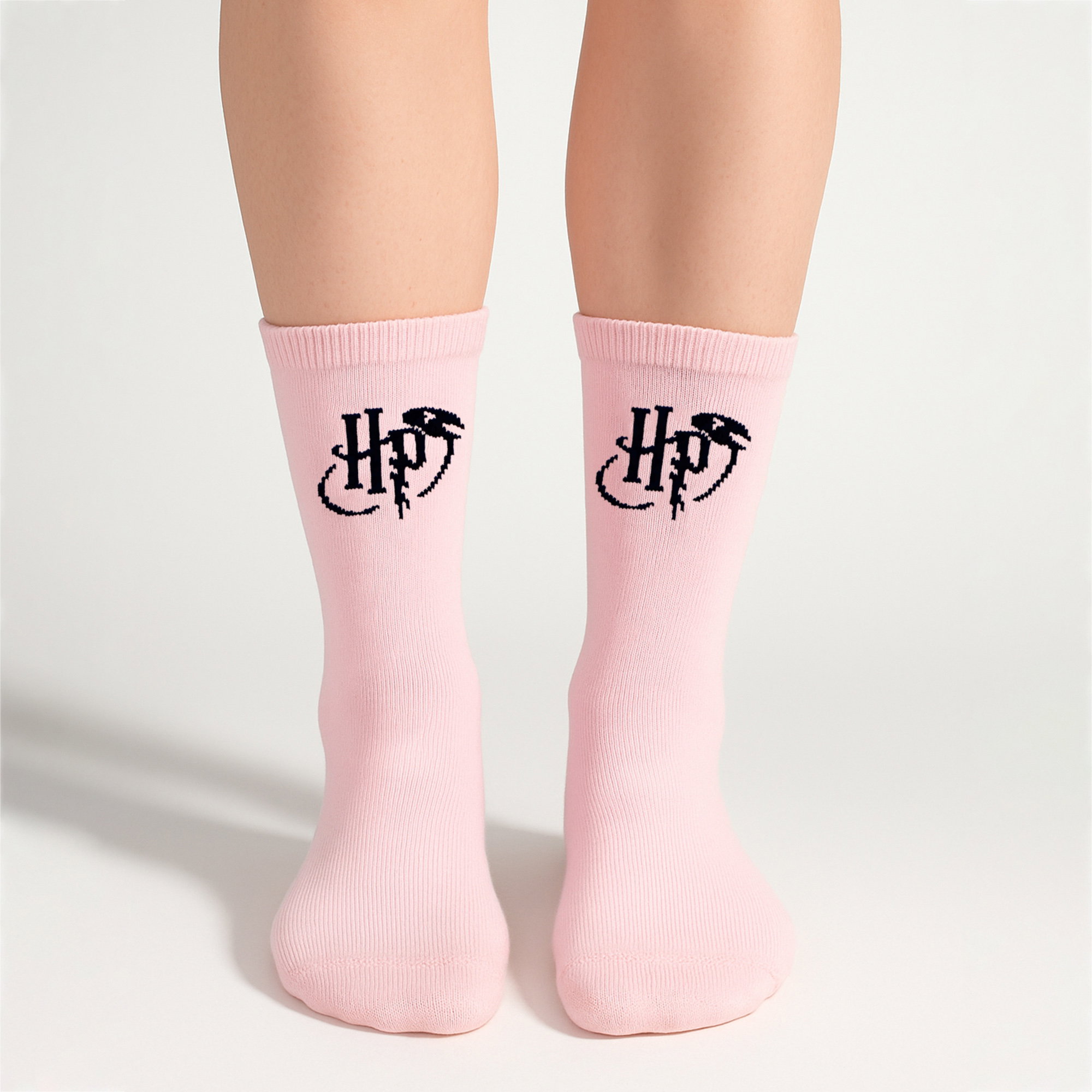 Multi 5 Pairs Ladies Cotton Novelty Socks - Harry Potter Pattern Comfortable Socks, Image 3 of 4